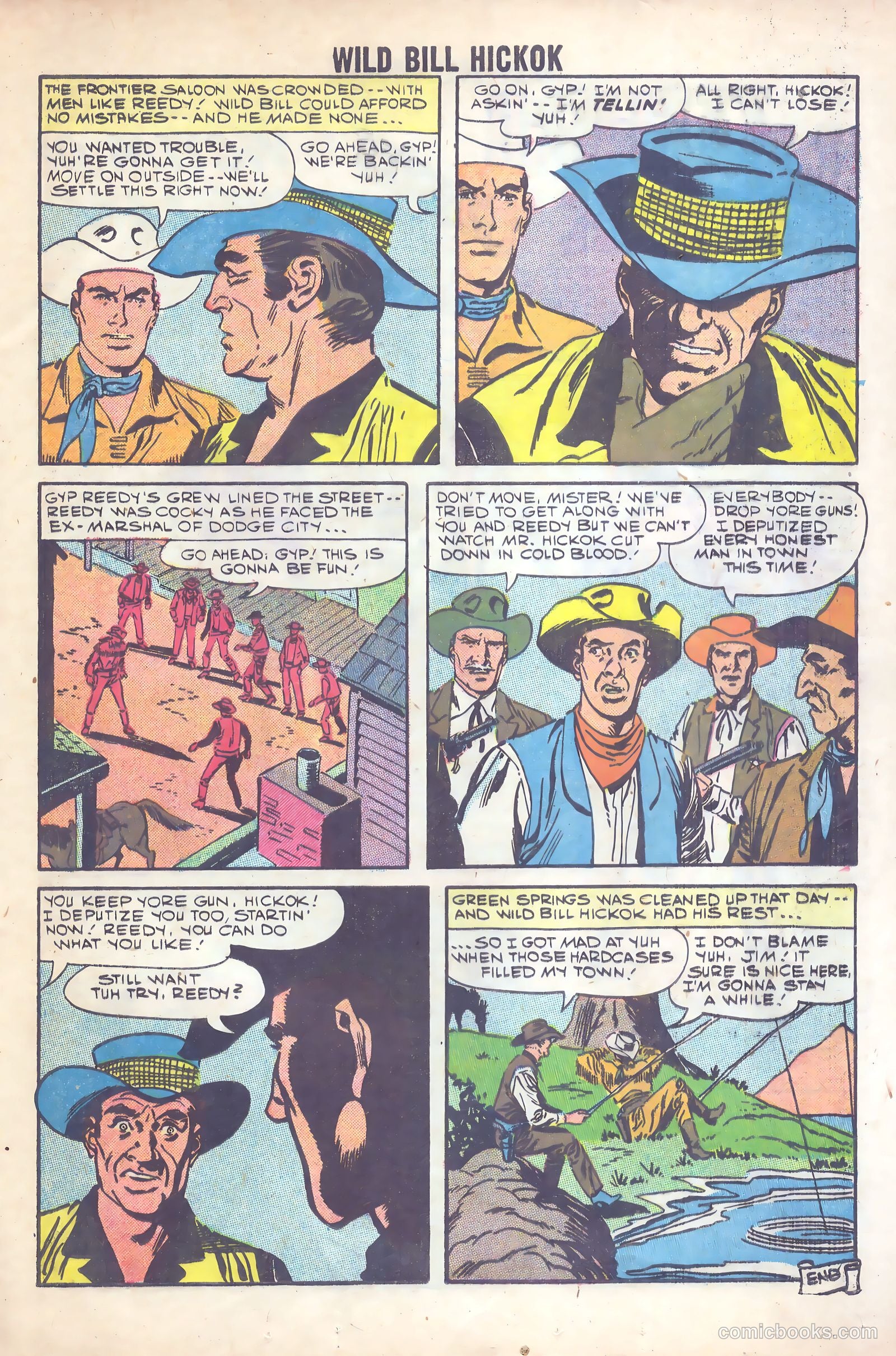 Wild Bill Hickok #1 (1959) — page 17 of 36