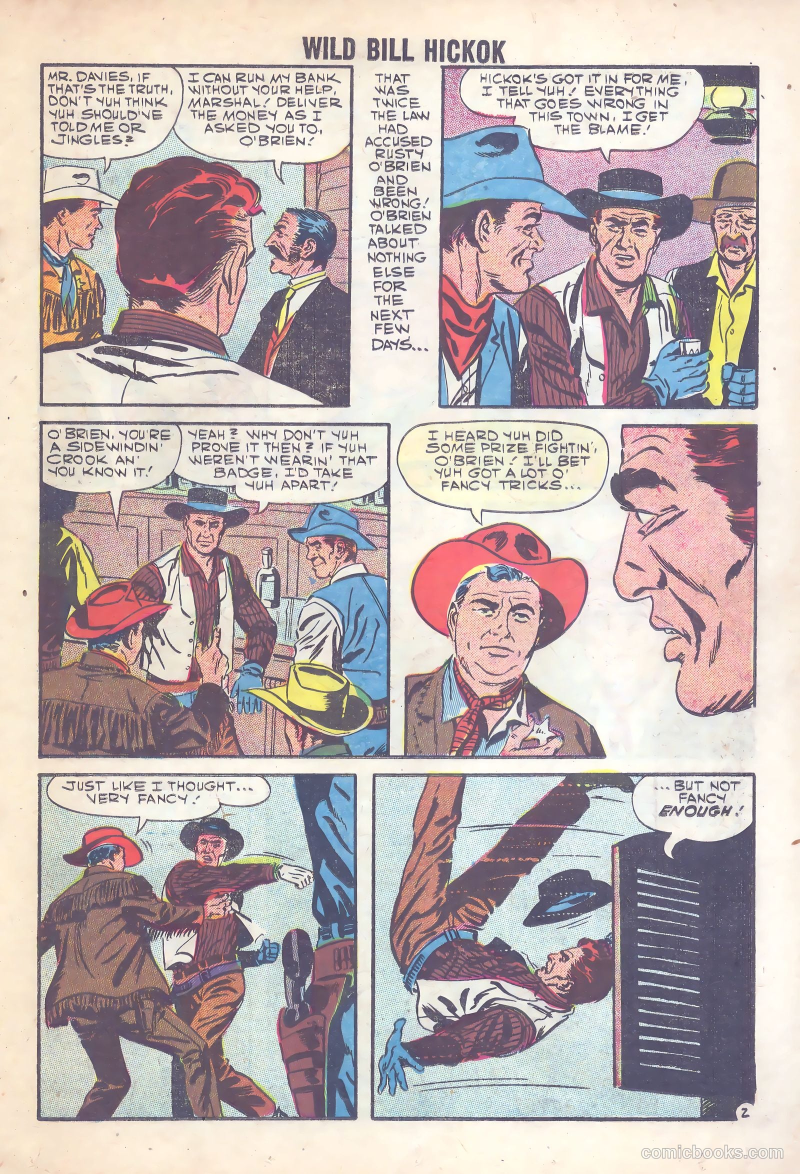Wild Bill Hickok #1 (1959) — page 19 of 36