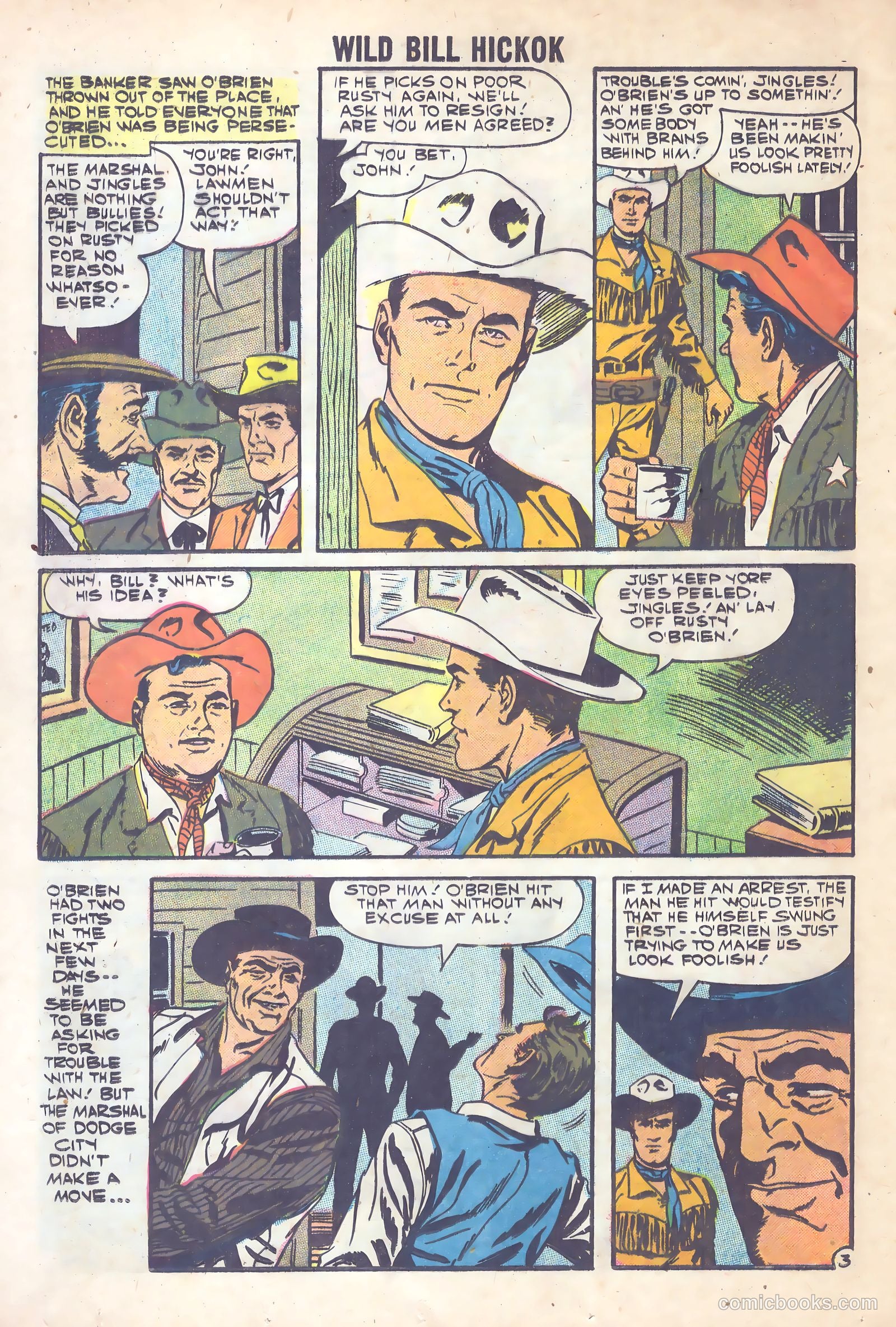 Wild Bill Hickok #1 (1959) — page 20 of 36