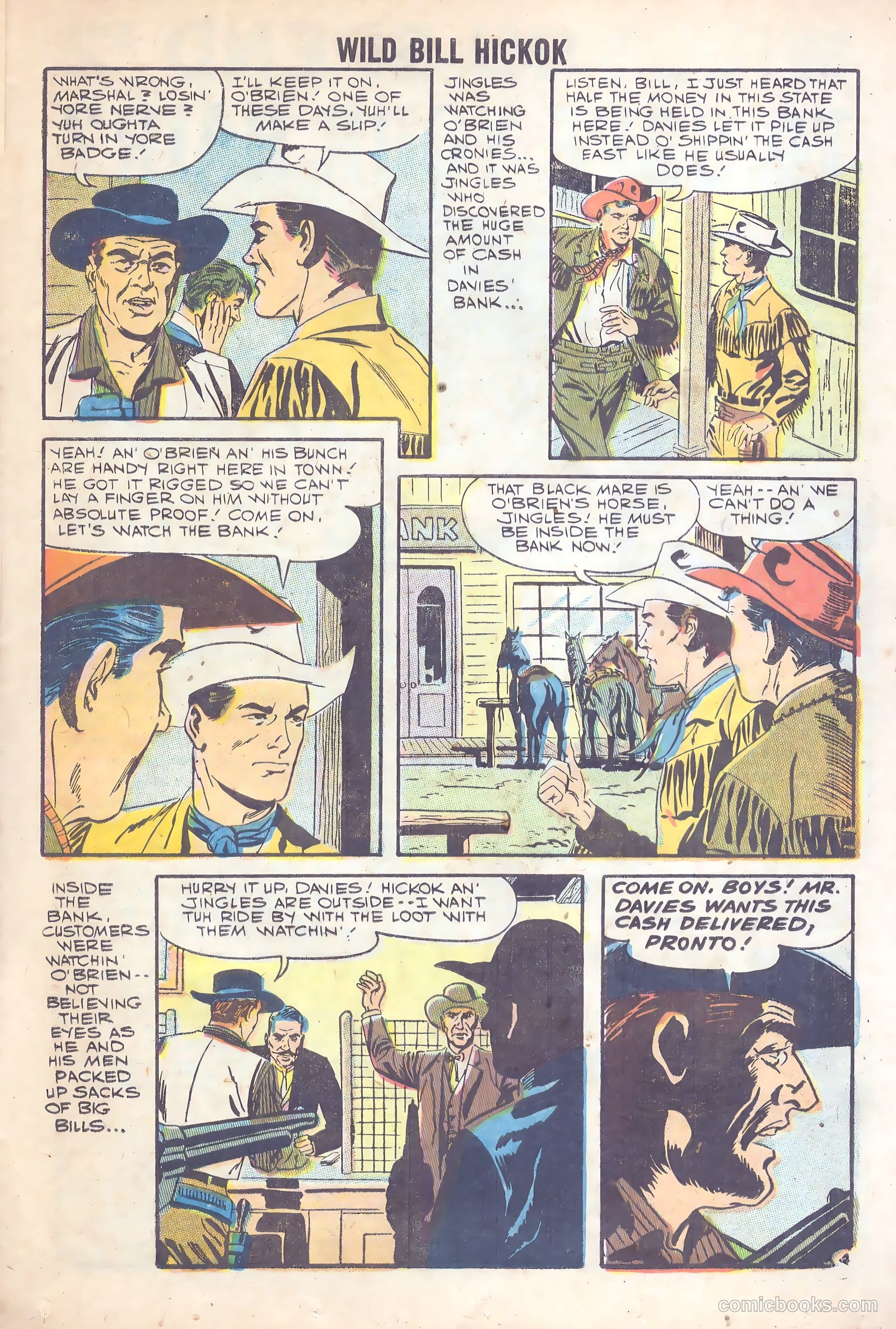 Wild Bill Hickok #1 (1959) — page 21 of 36