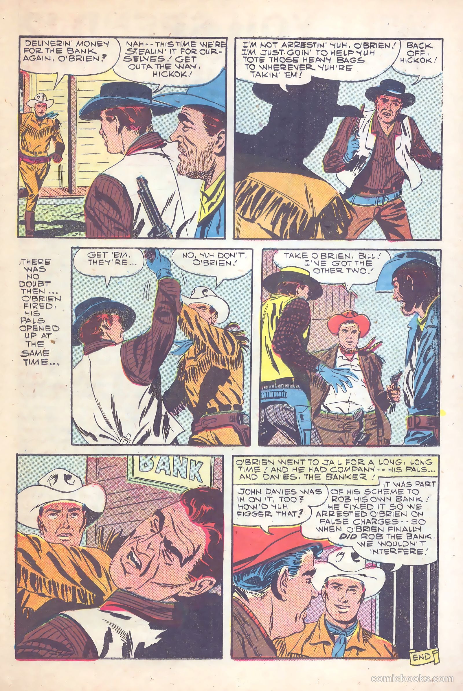 Wild Bill Hickok #1 (1959) — page 23 of 36