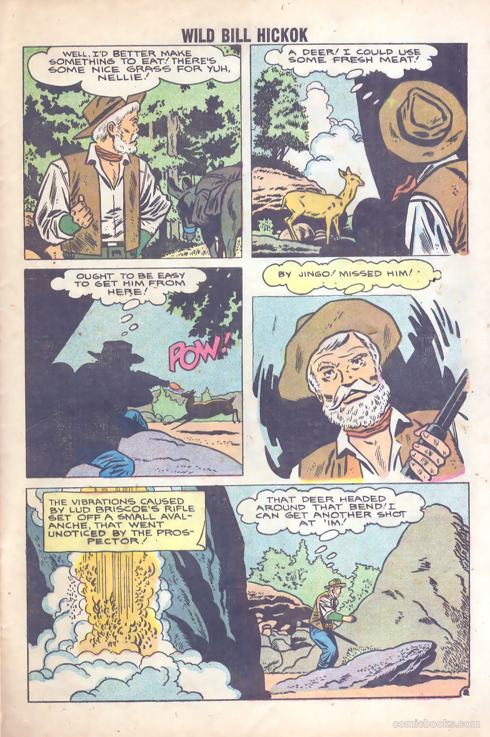 Wild Bill Hickok #1 (1959) — page 25 of 36