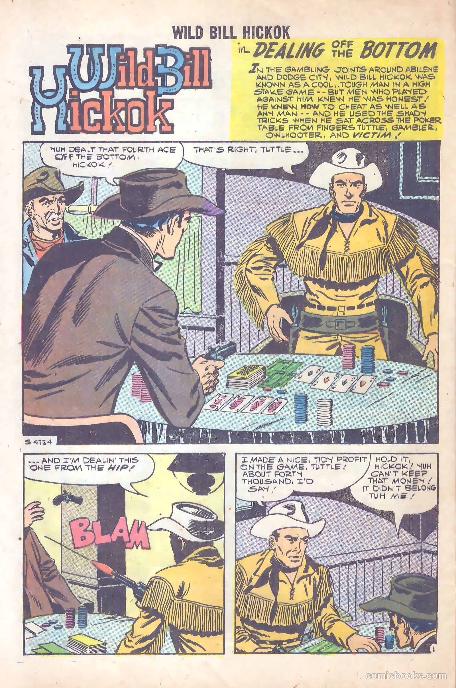 Wild Bill Hickok #1 (1959) — page 28 of 36