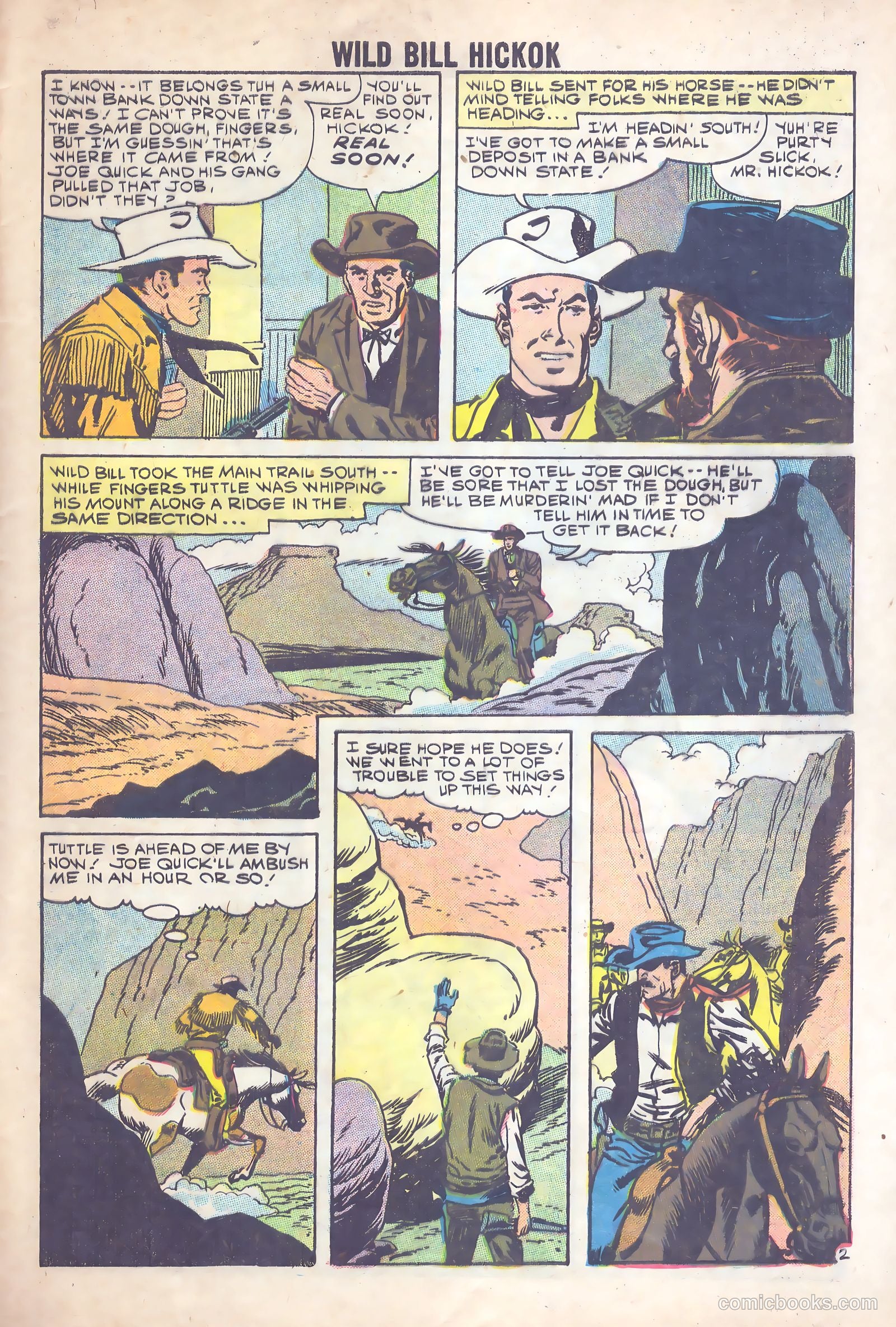 Wild Bill Hickok #1 (1959) — page 29 of 36