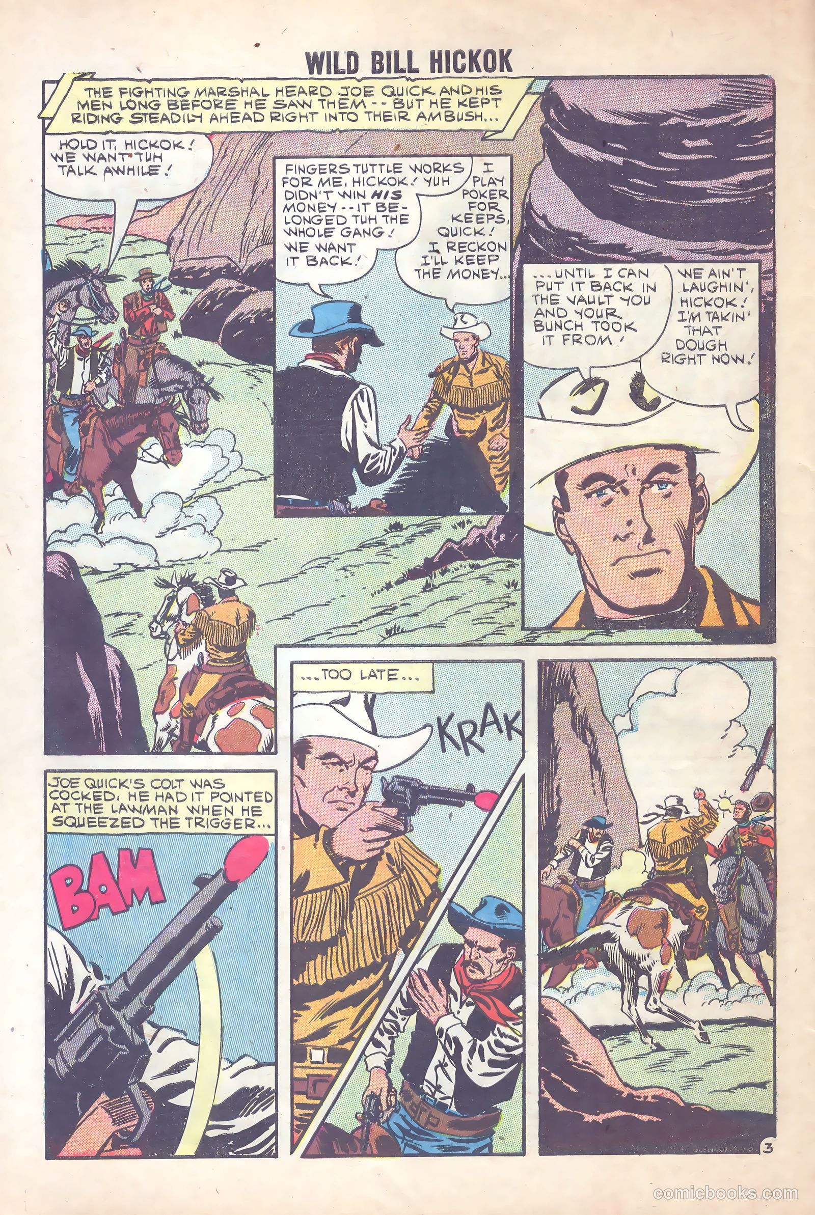 Wild Bill Hickok #1 (1959) — page 30 of 36