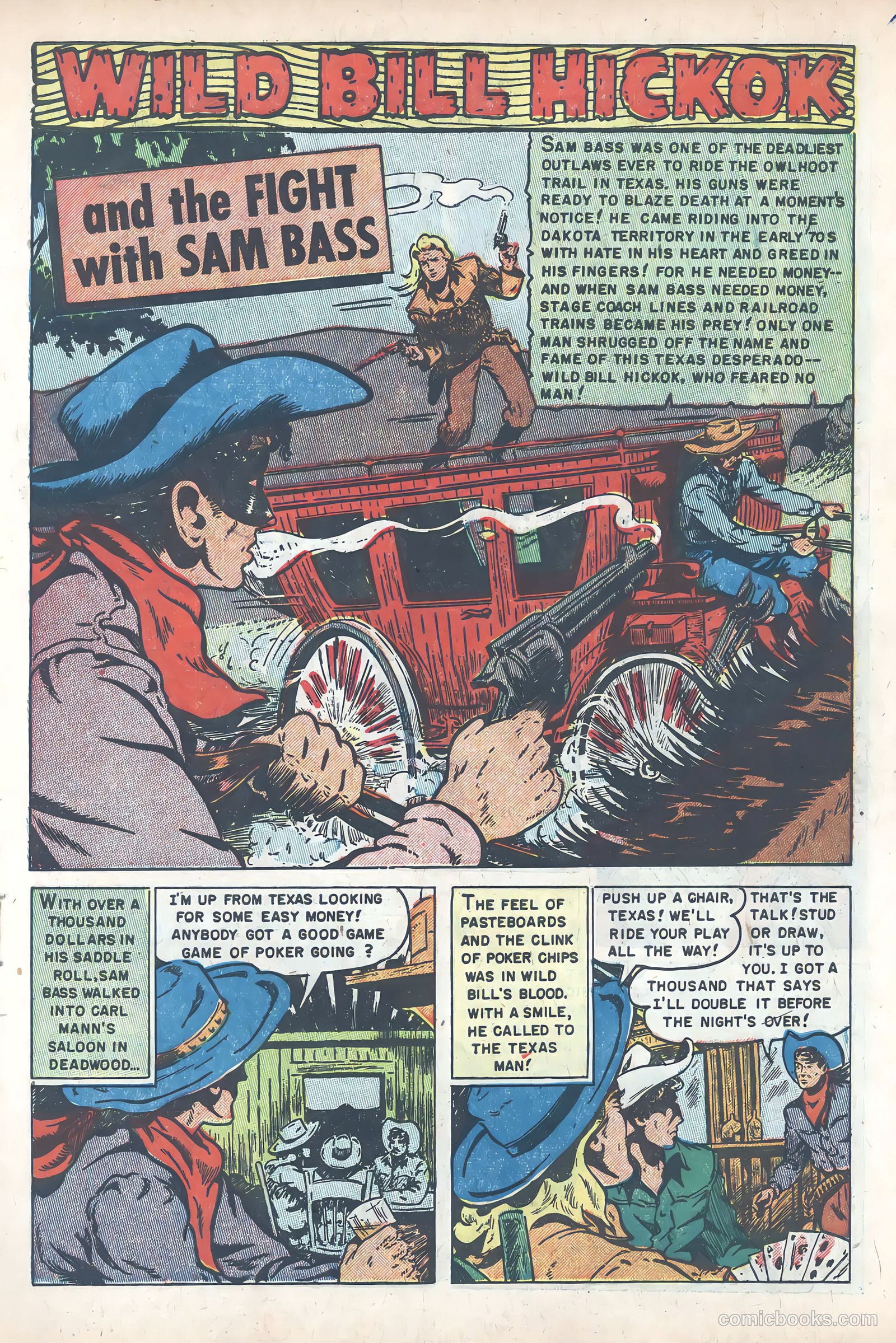 Wild Bill Hickok #10 (1952) — page 3 of 37