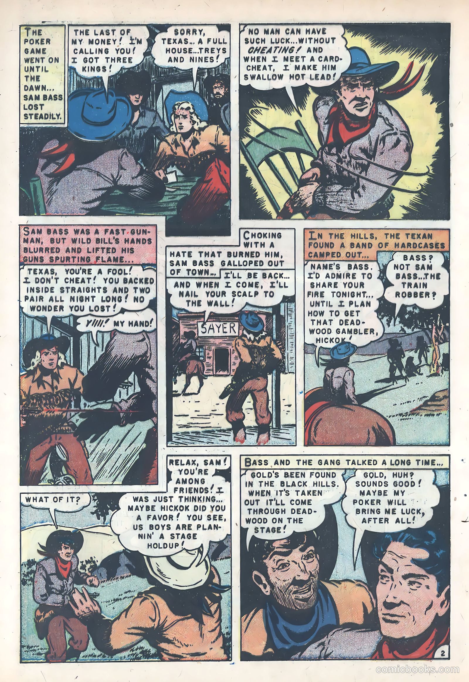 Wild Bill Hickok #10 (1952) — page 4 of 37