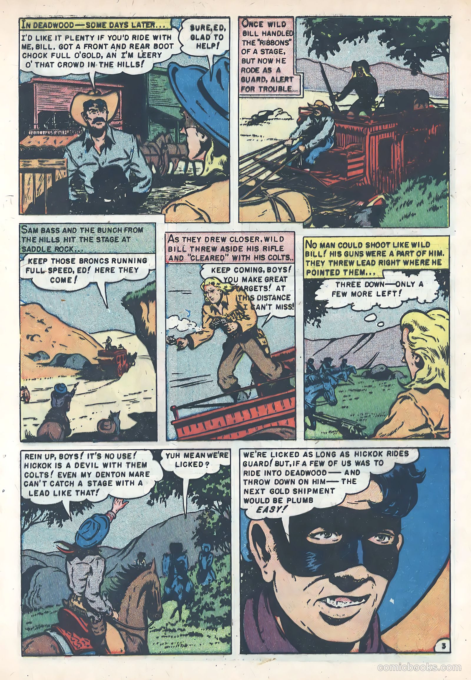 Wild Bill Hickok #10 (1952) — page 5 of 37