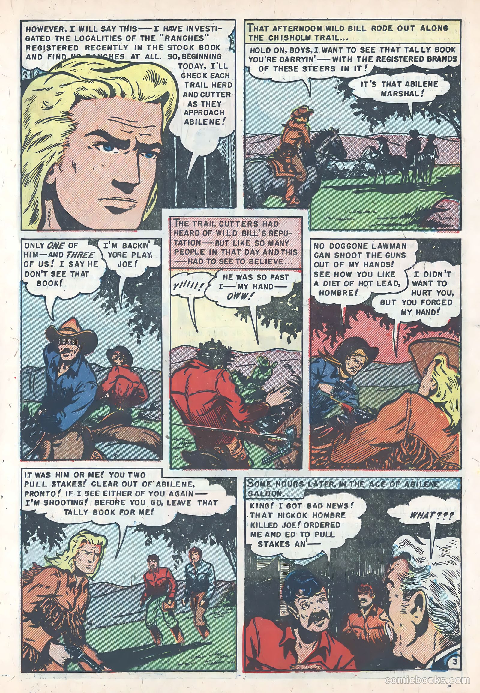 Wild Bill Hickok #10 (1952) — page 11 of 37
