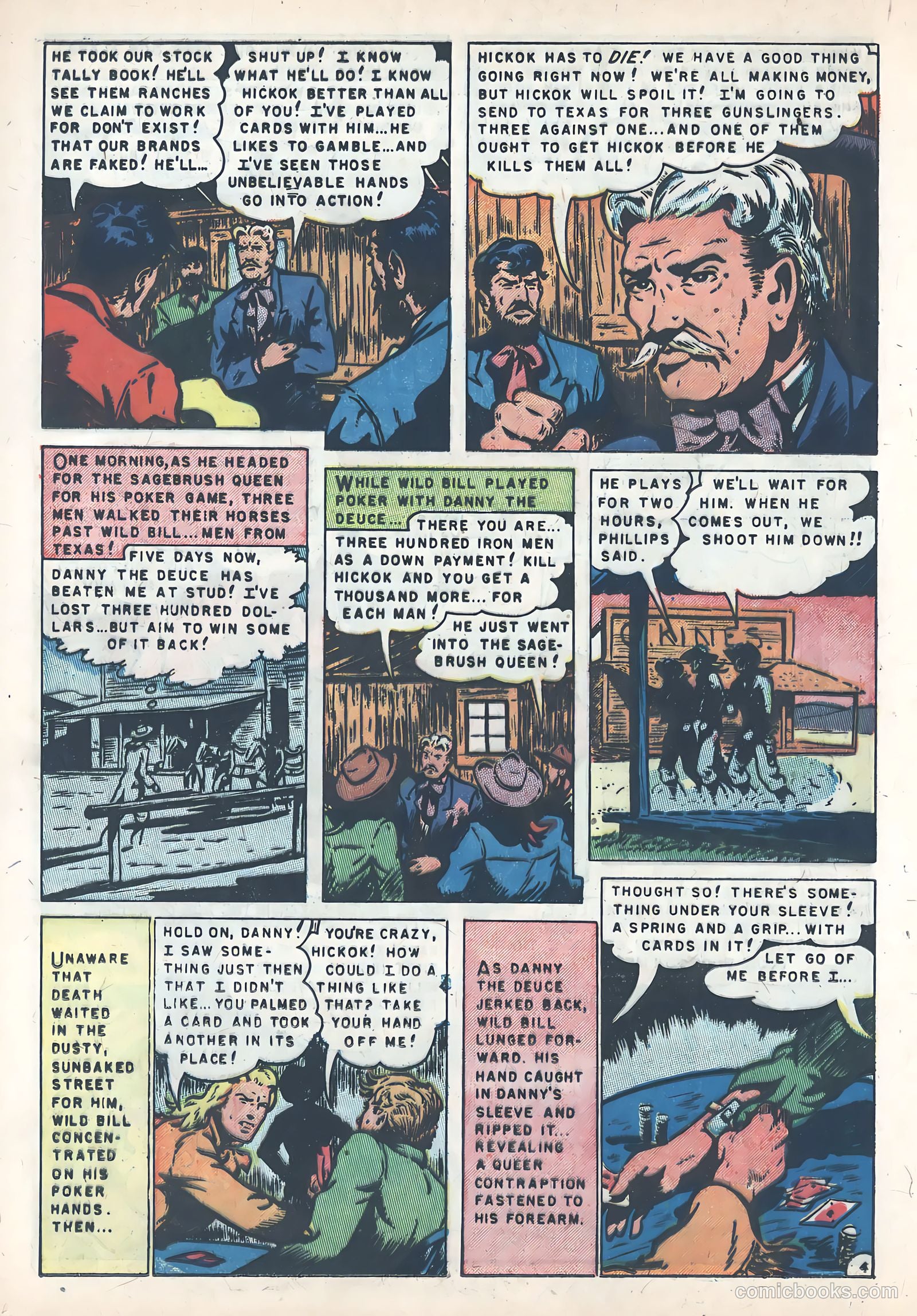 Wild Bill Hickok #10 (1952) — page 12 of 37