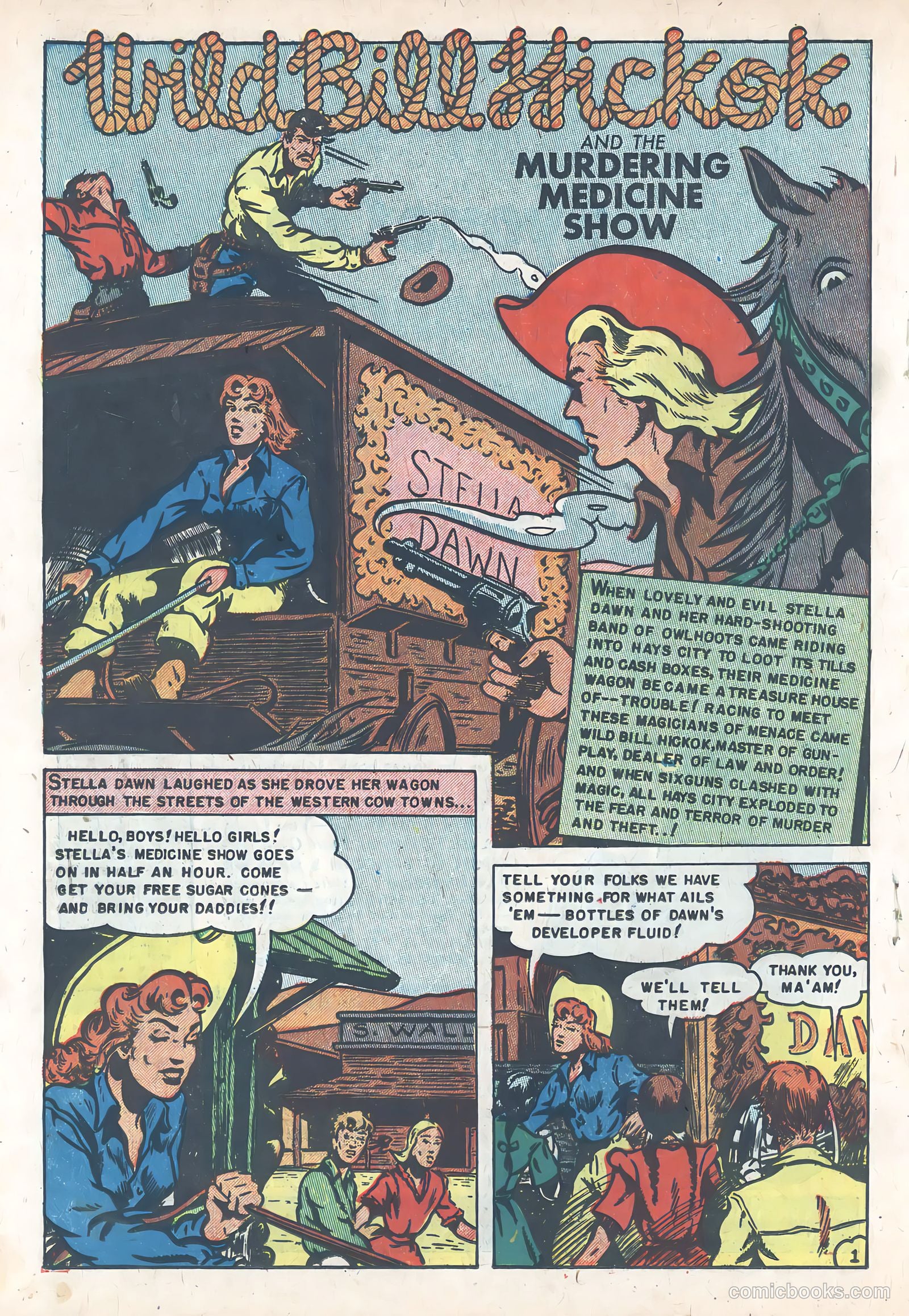 Wild Bill Hickok #10 (1952) — page 18 of 37