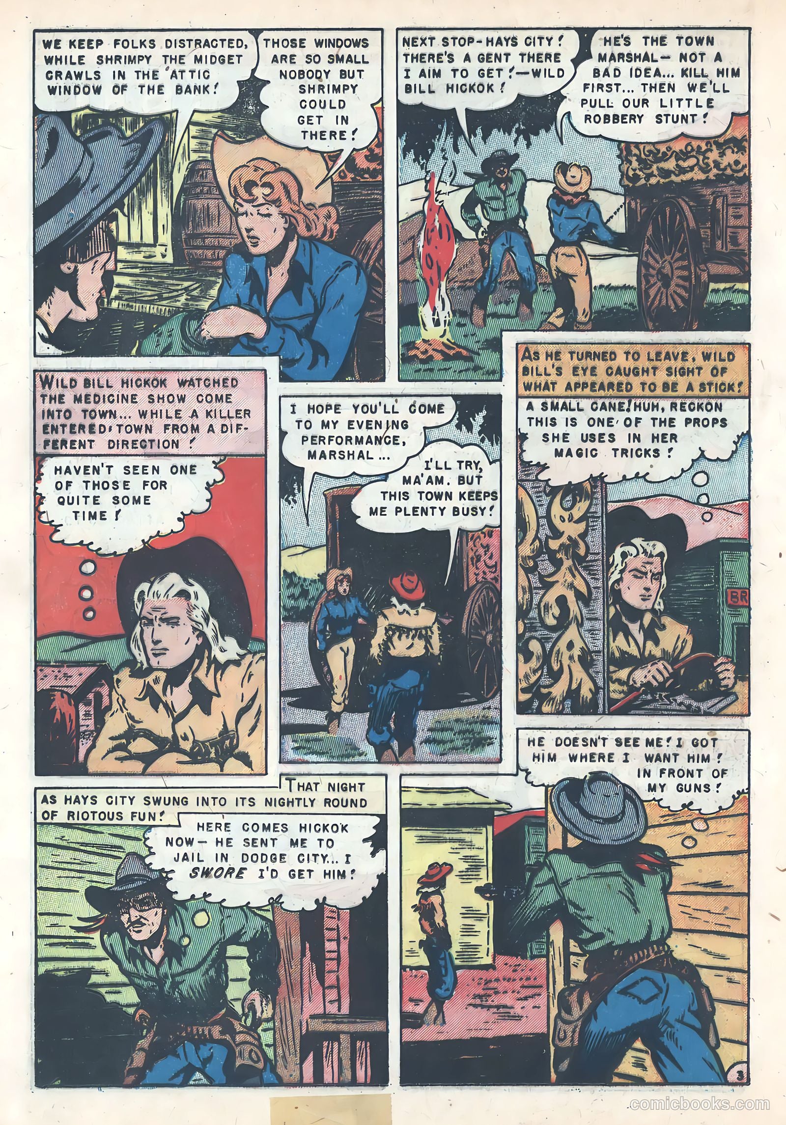 Wild Bill Hickok #10 (1952) — page 20 of 37