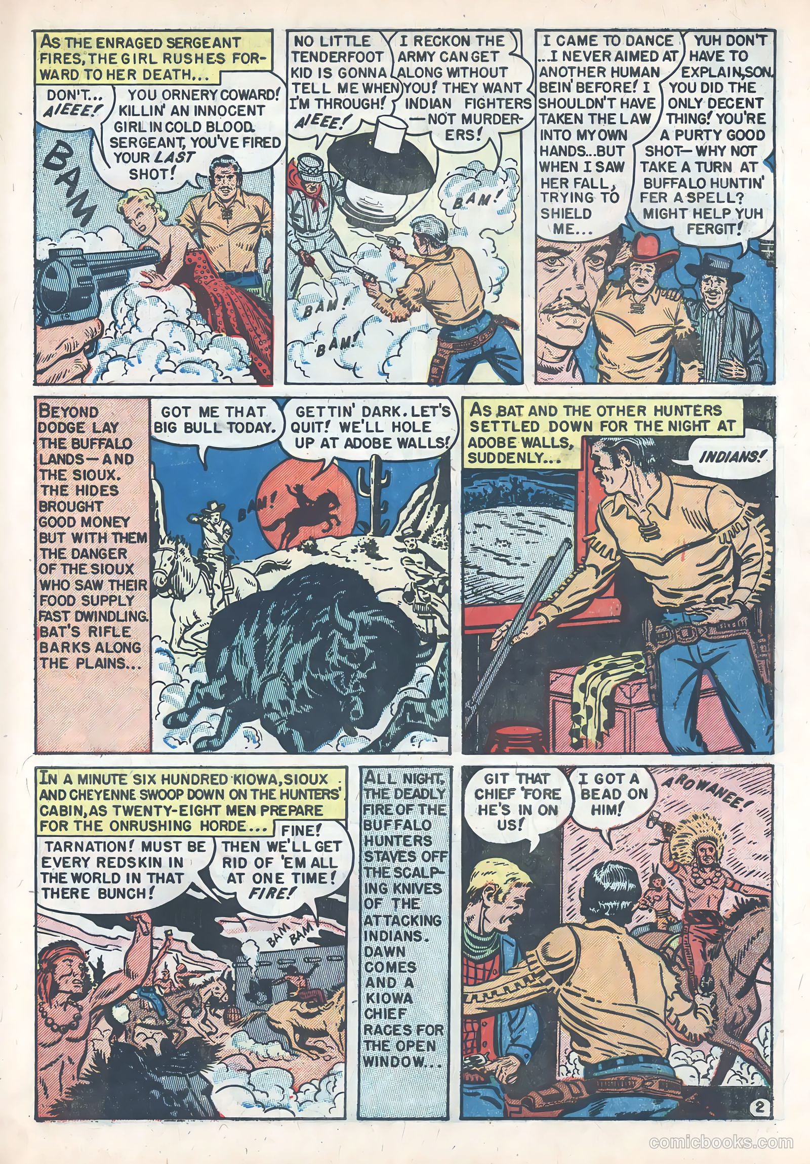 Wild Bill Hickok #10 (1952) — page 27 of 37