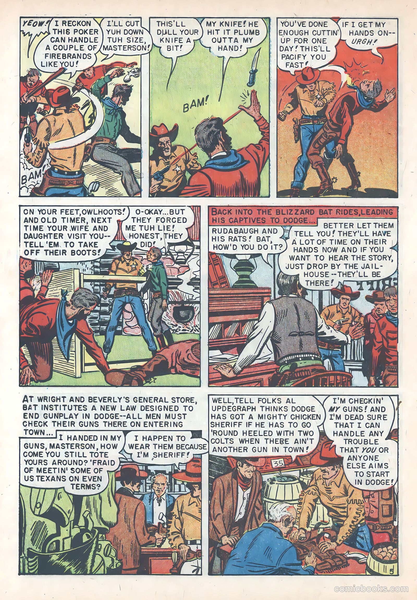 Wild Bill Hickok #10 (1952) — page 30 of 37