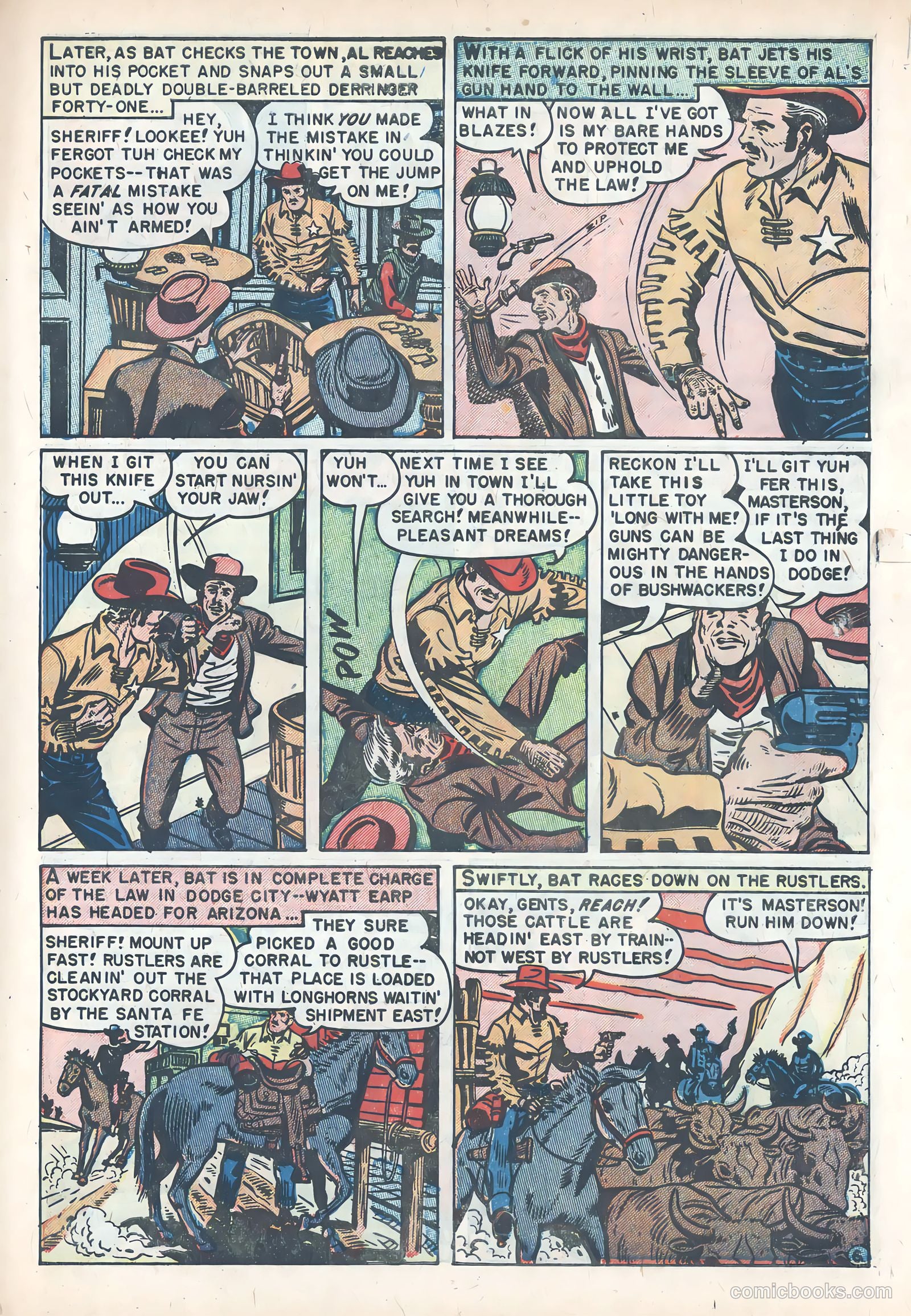 Wild Bill Hickok #10 (1952) — page 31 of 37