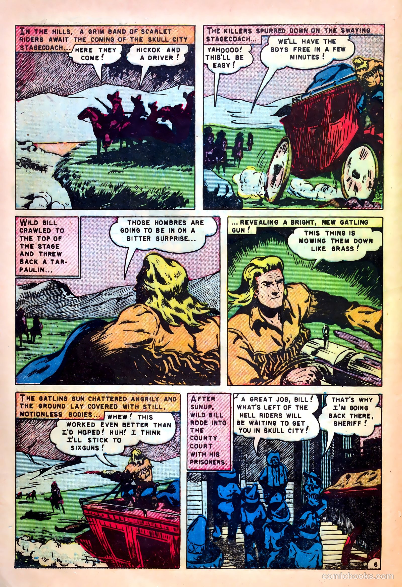 Wild Bill Hickok #11 (1952) — page 8 of 36