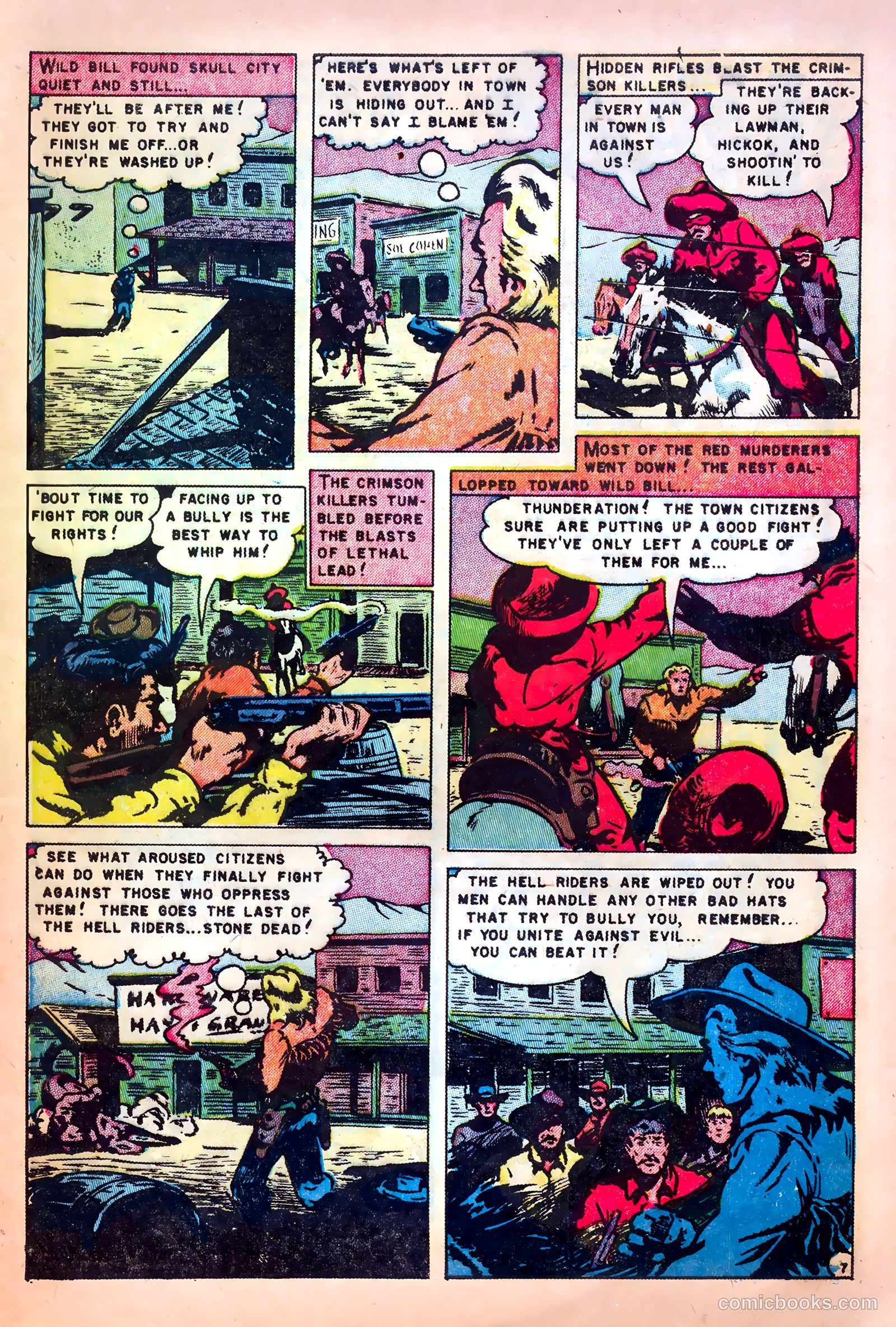Wild Bill Hickok #11 (1952) — page 9 of 36