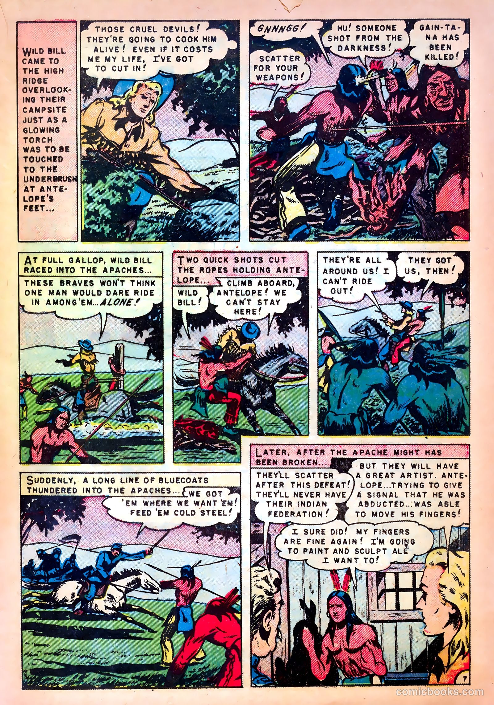 Wild Bill Hickok #11 (1952) — page 17 of 36