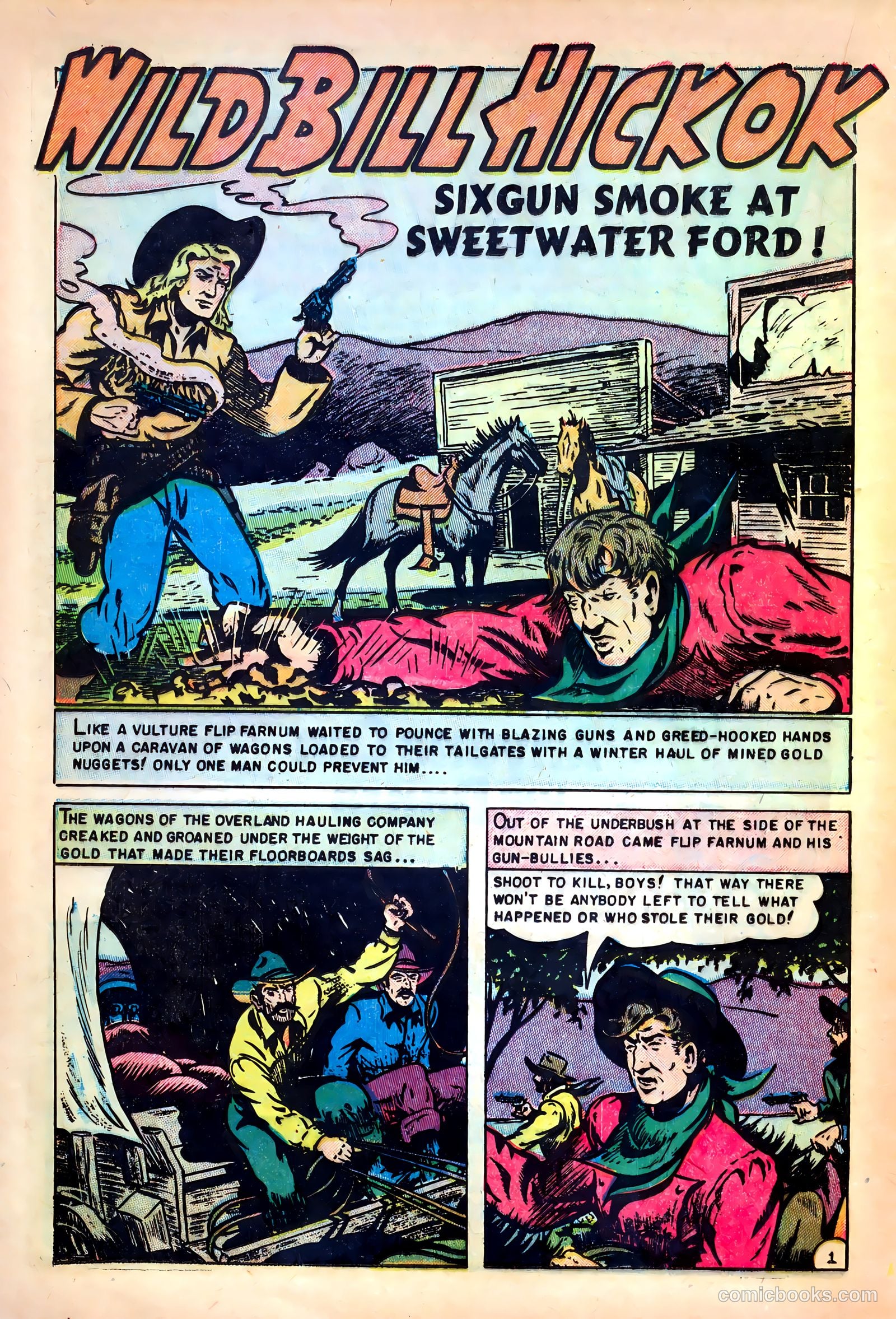 Wild Bill Hickok #11 (1952) — page 20 of 36