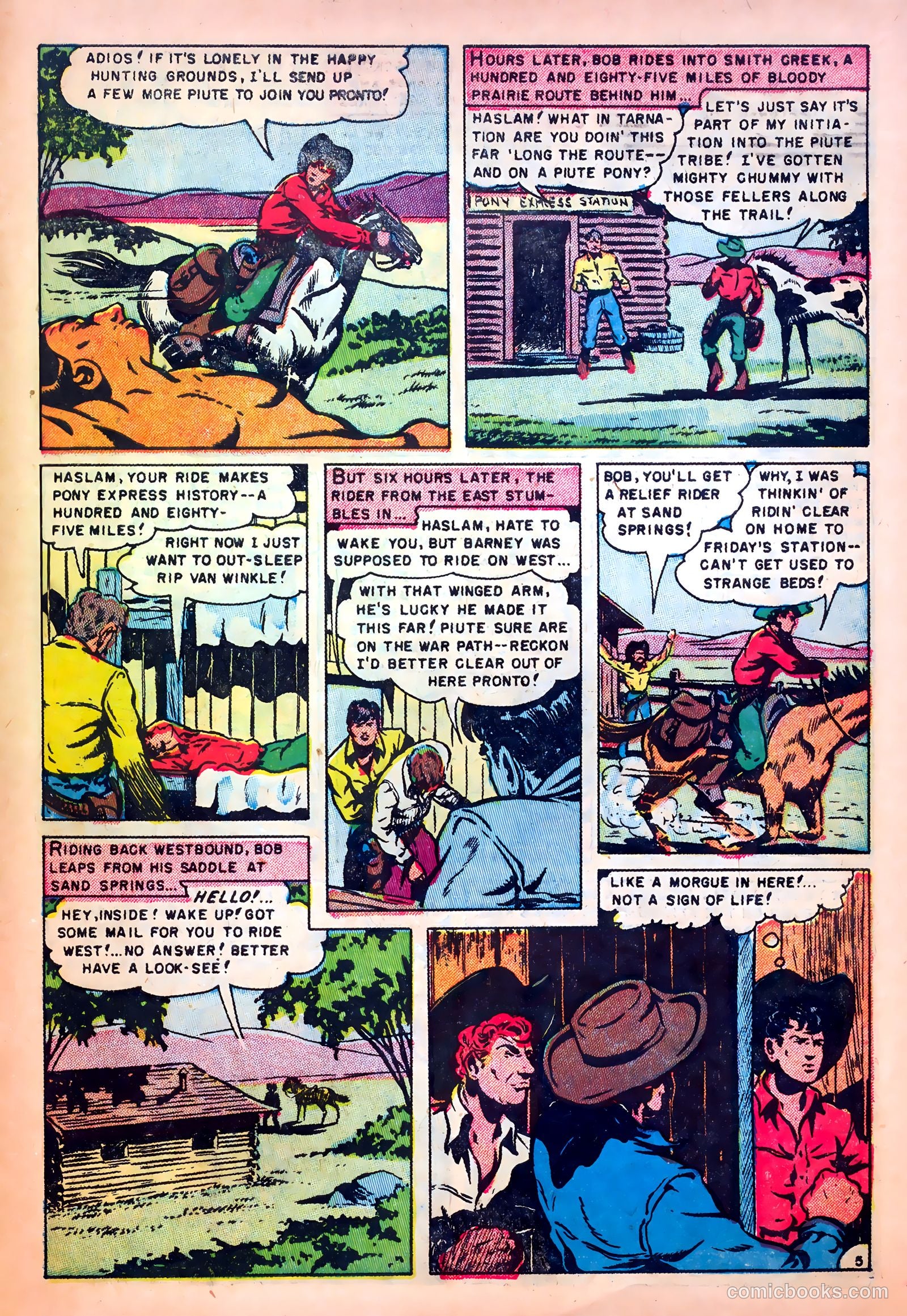 Wild Bill Hickok #11 (1952) — page 31 of 36