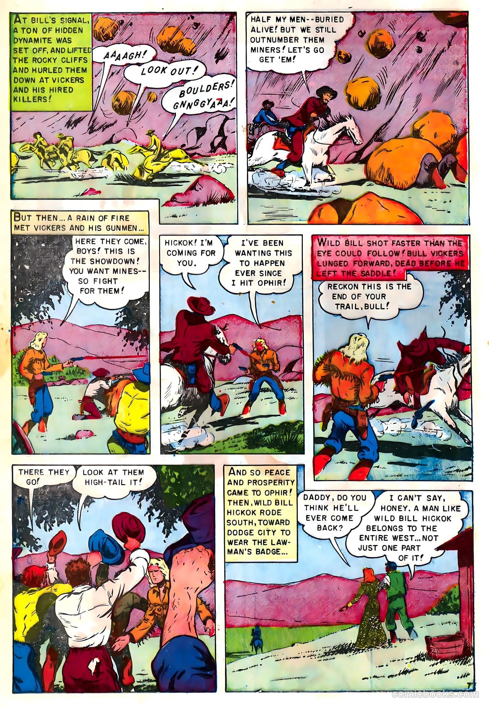 Wild Bill Hickok #12 (1952) — page 17 of 37
