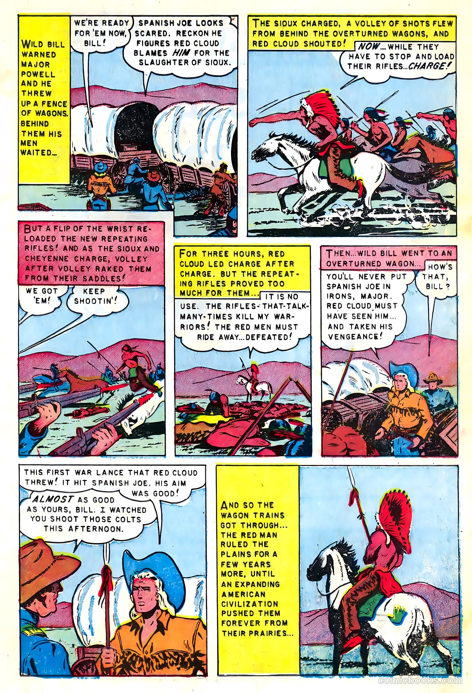 Wild Bill Hickok #12 (1952) — page 24 of 37