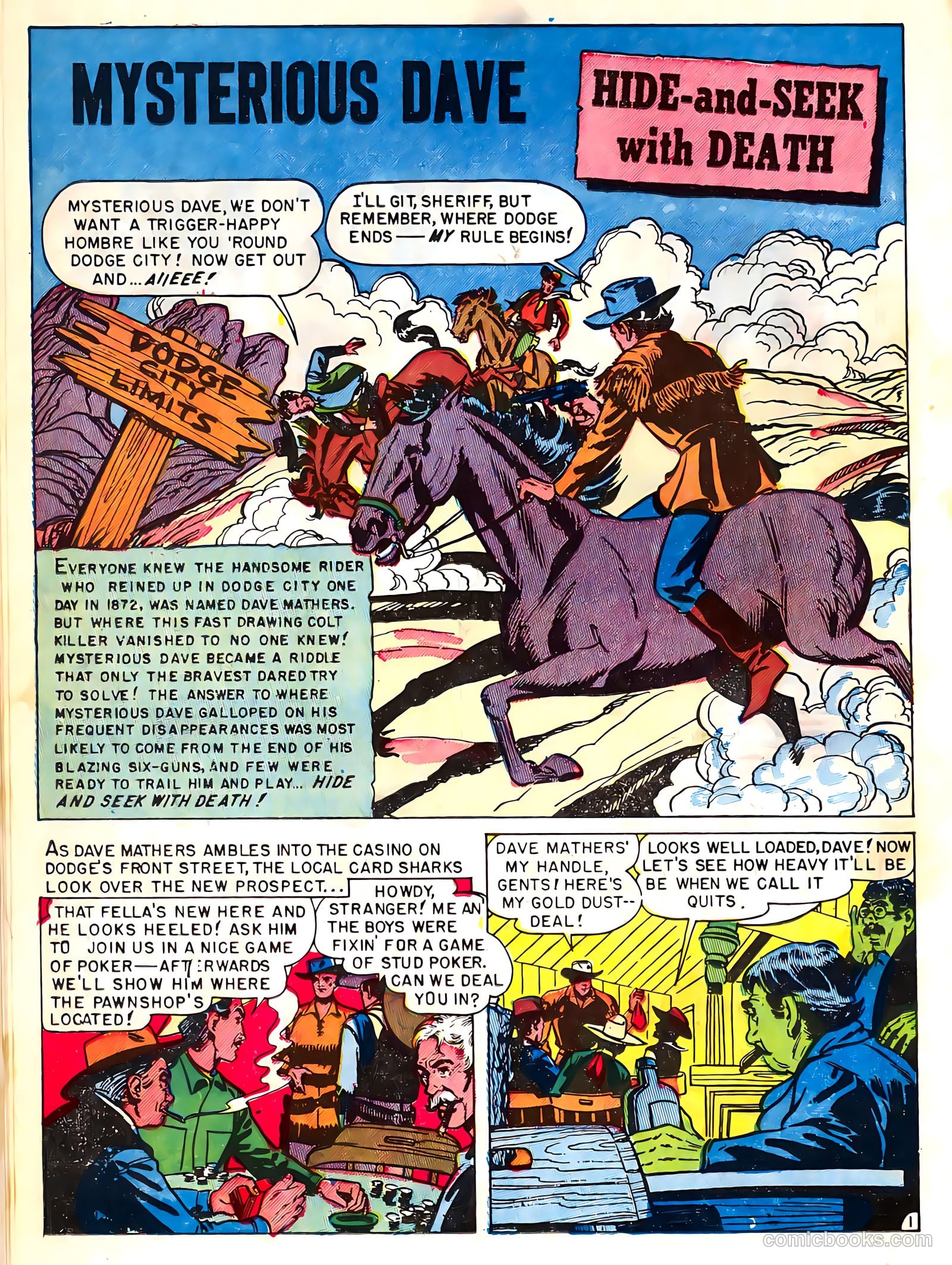 Wild Bill Hickok #12 (1952) — page 27 of 37