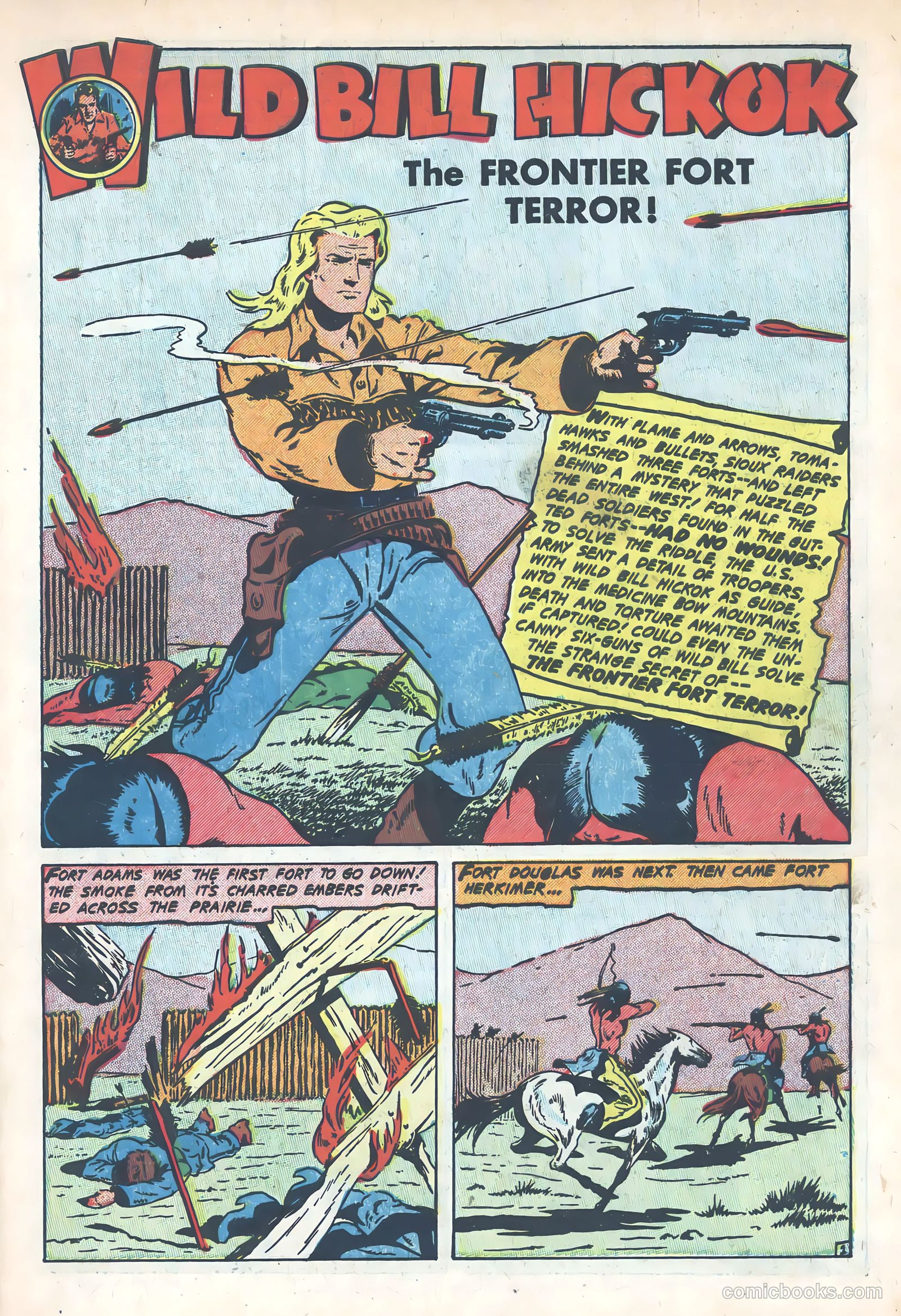 Wild Bill Hickok #14 (1953) — page 3 of 36