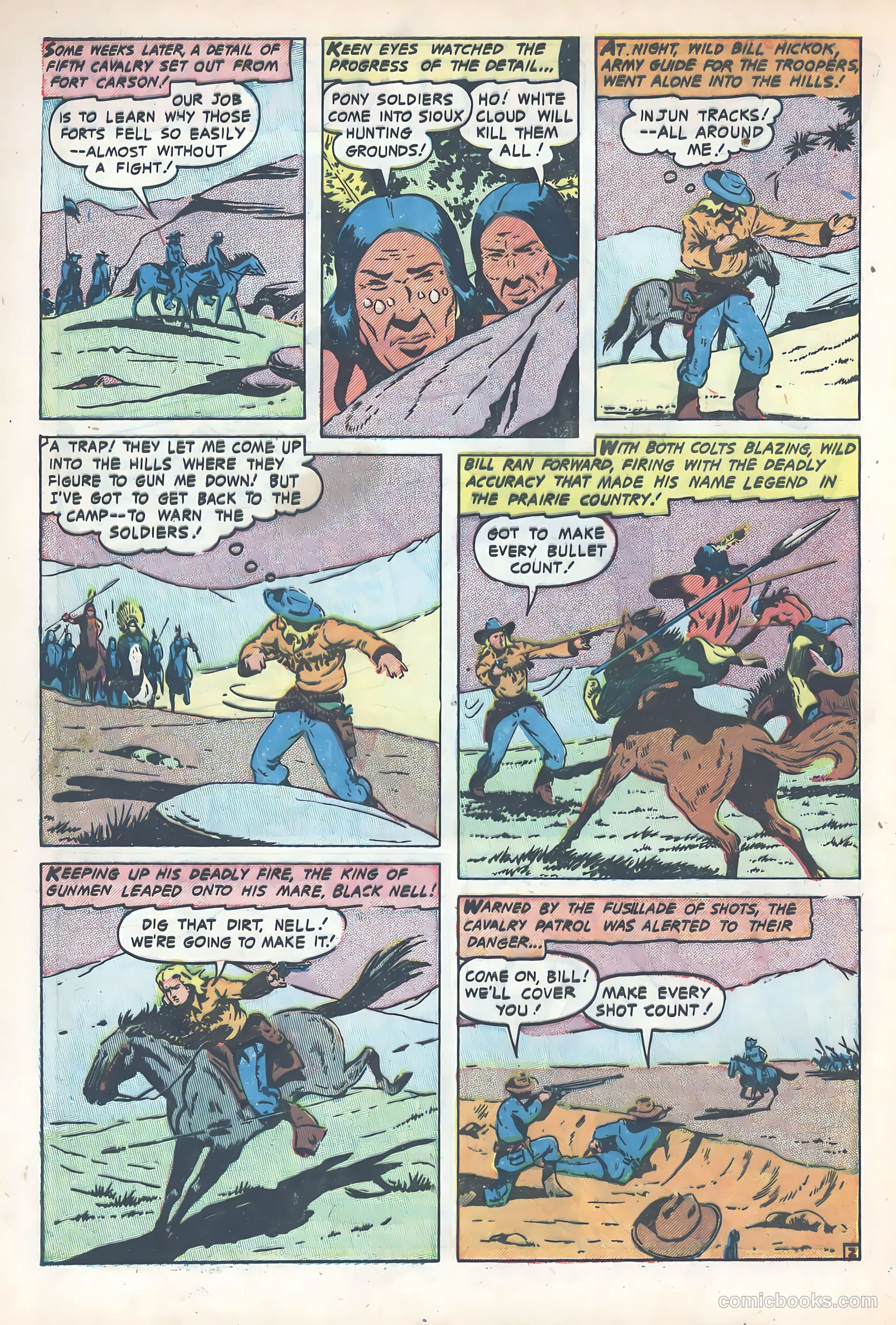 Wild Bill Hickok #14 (1953) — page 4 of 36