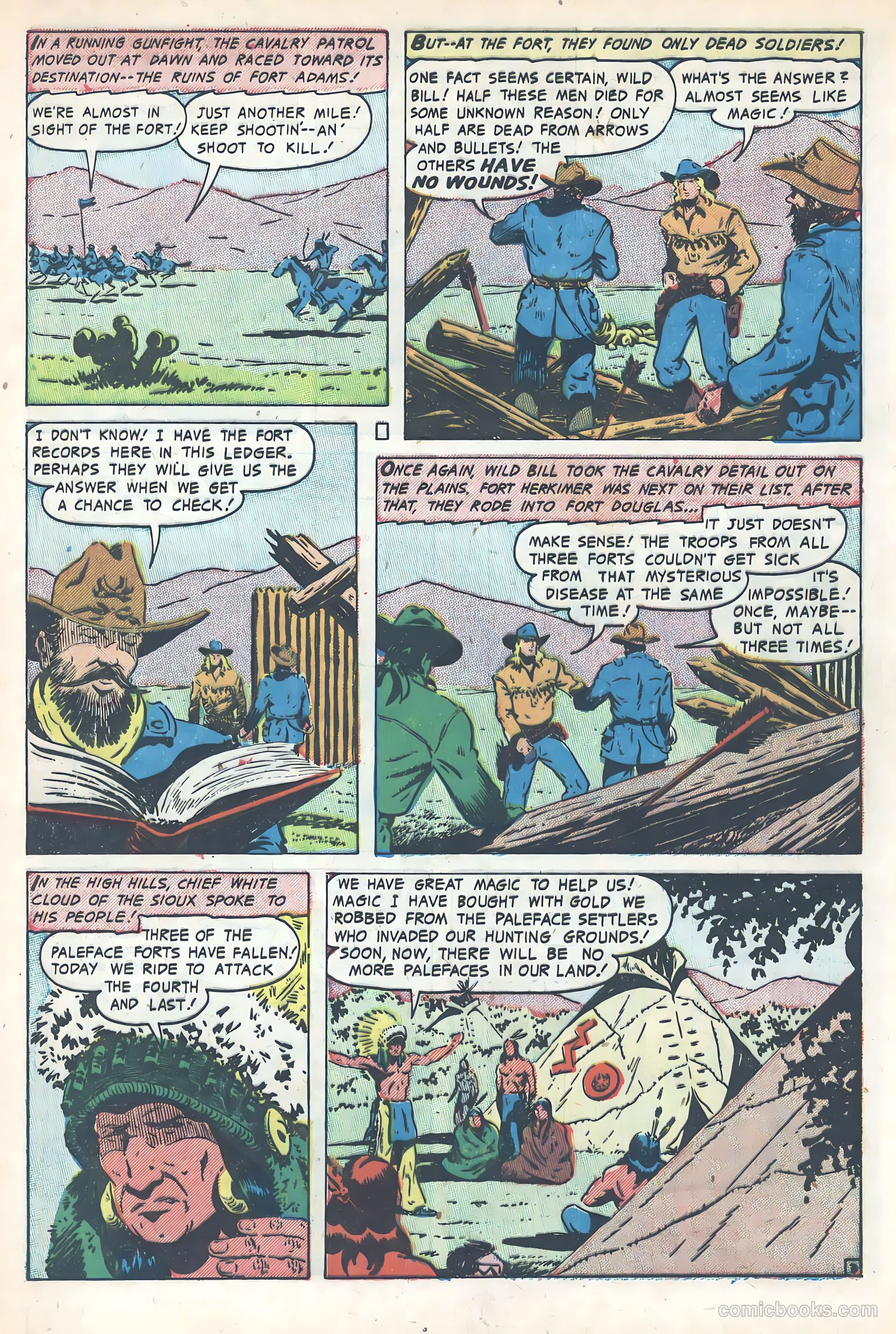 Wild Bill Hickok #14 (1953) — page 5 of 36