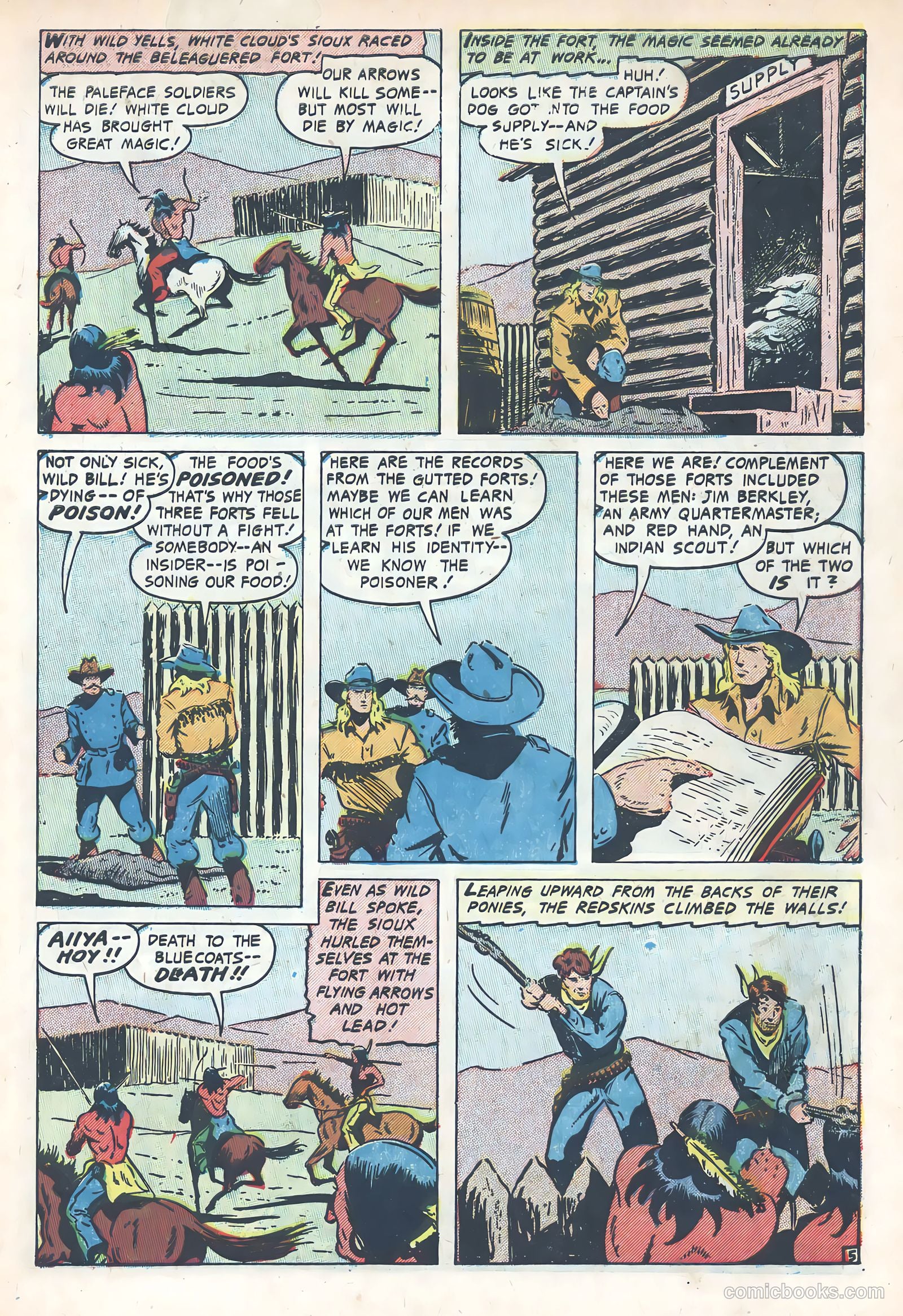 Wild Bill Hickok #14 (1953) — page 7 of 36