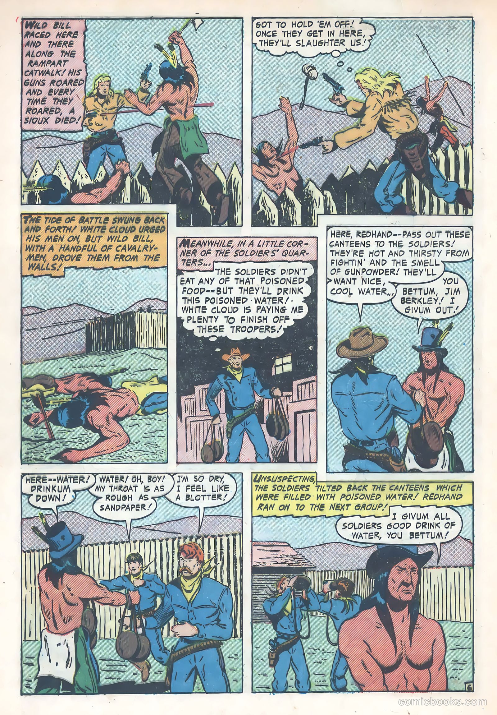 Wild Bill Hickok #14 (1953) — page 8 of 36