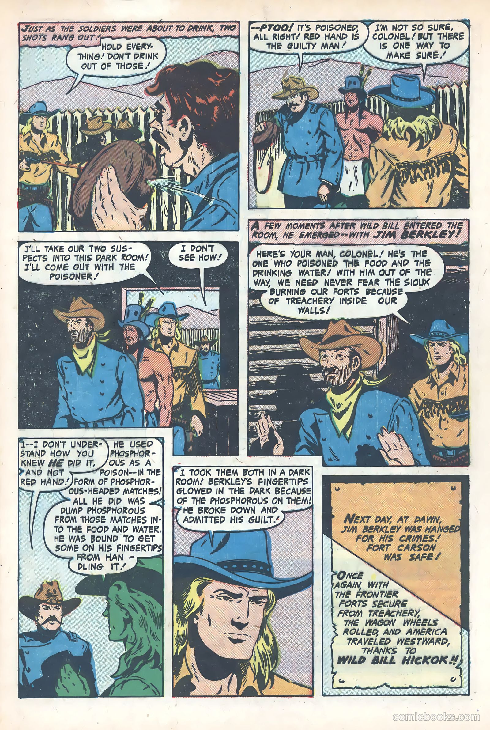 Wild Bill Hickok #14 (1953) — page 9 of 36