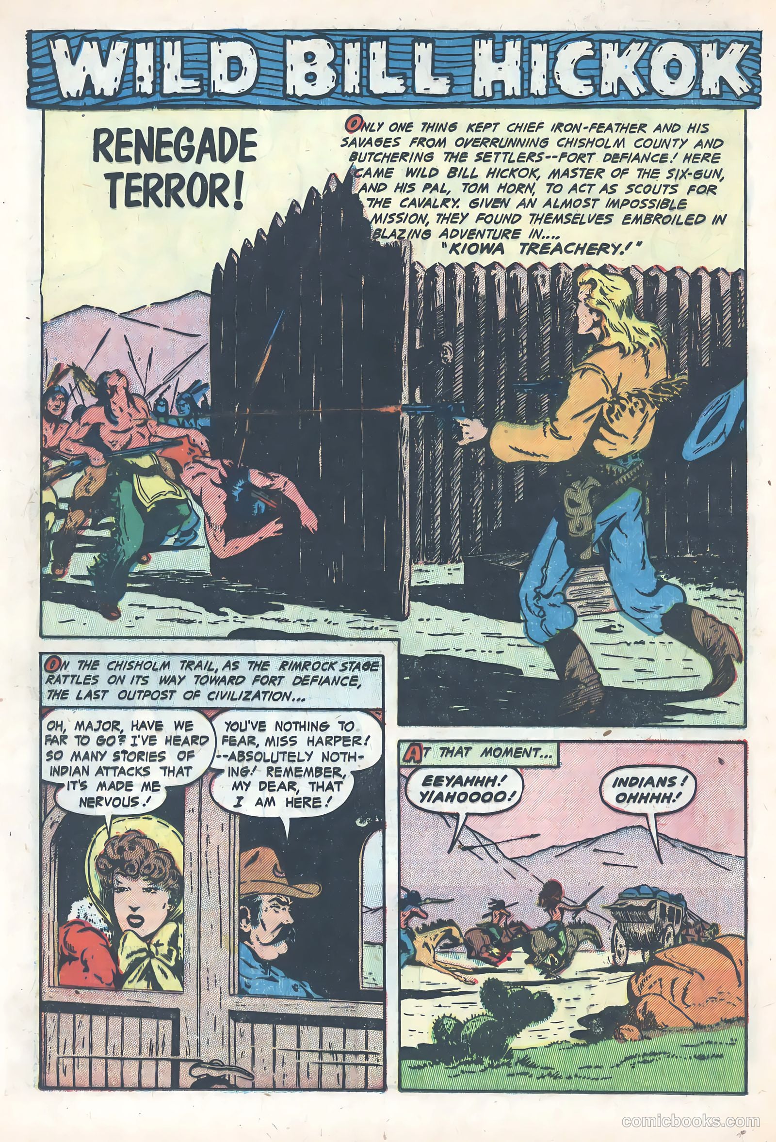 Wild Bill Hickok #14 (1953) — page 12 of 36
