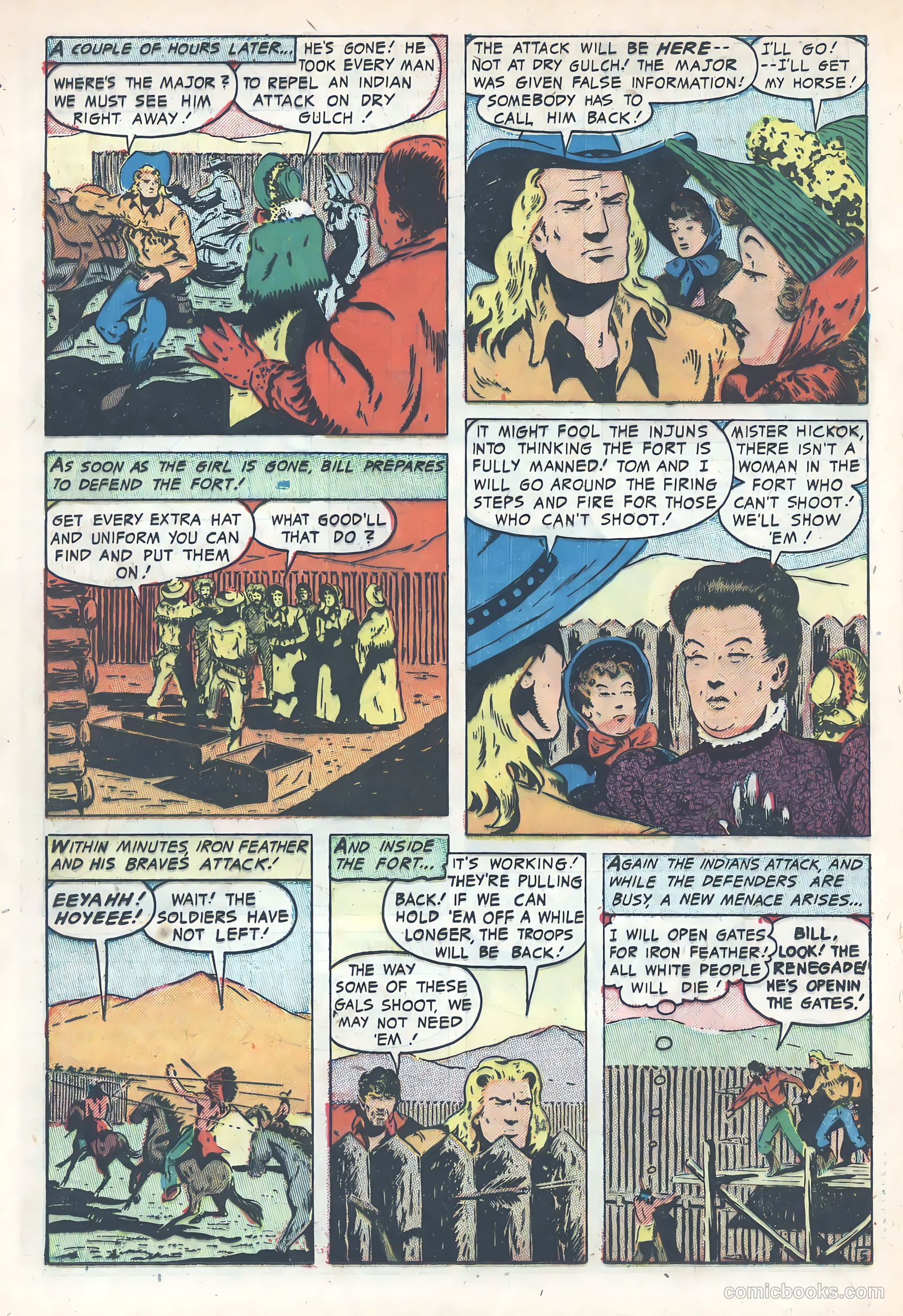 Wild Bill Hickok #14 (1953) — page 16 of 36