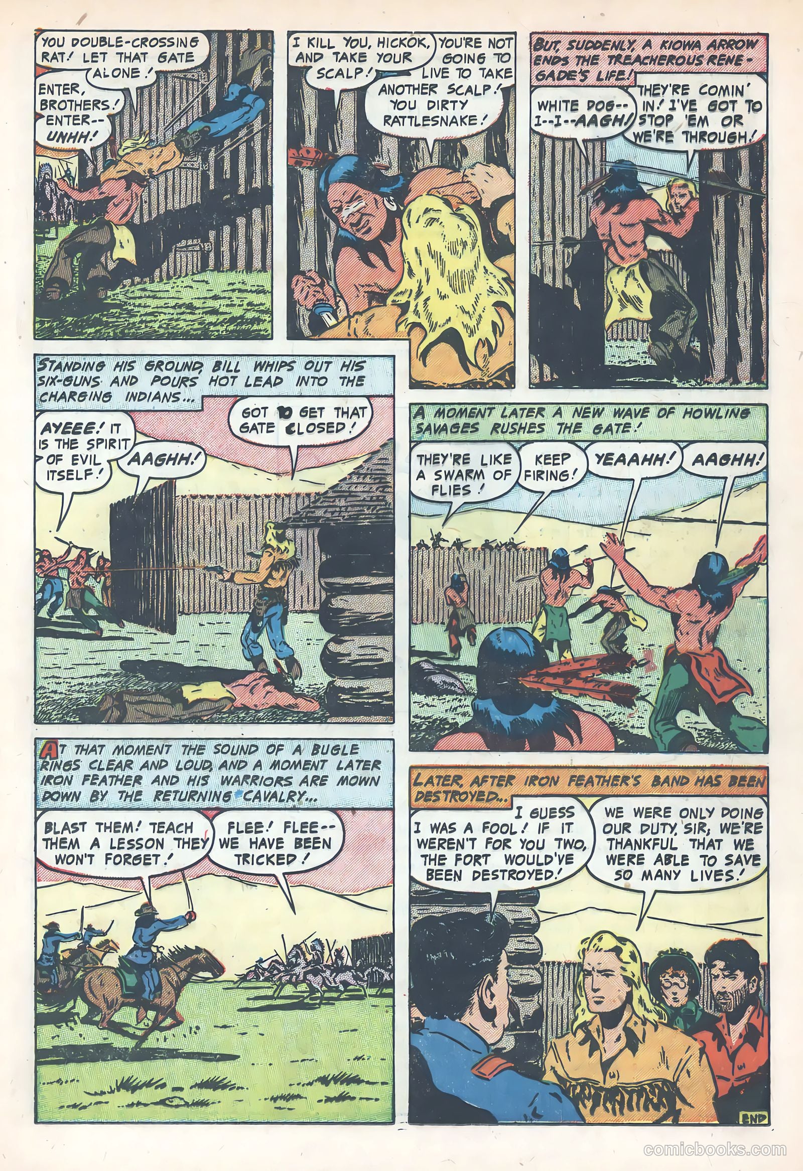 Wild Bill Hickok #14 (1953) — page 17 of 36