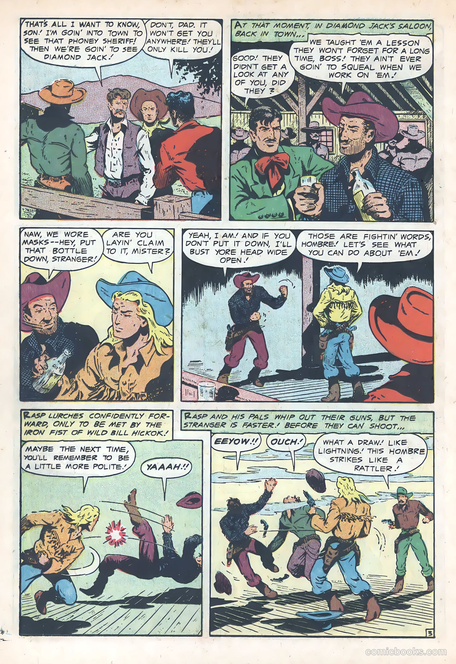Wild Bill Hickok #14 (1953) — page 22 of 36