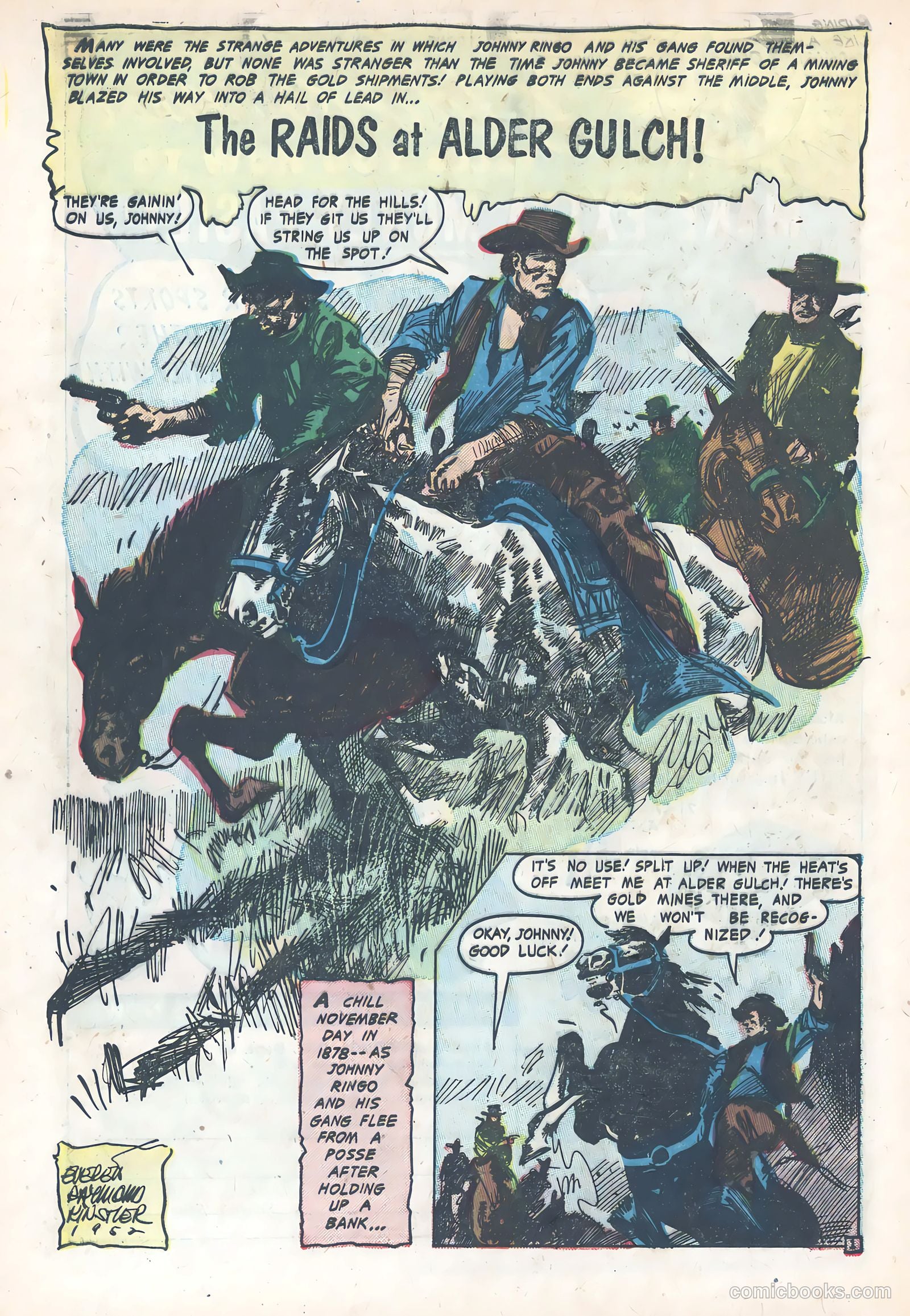Wild Bill Hickok #14 (1953) — page 28 of 36