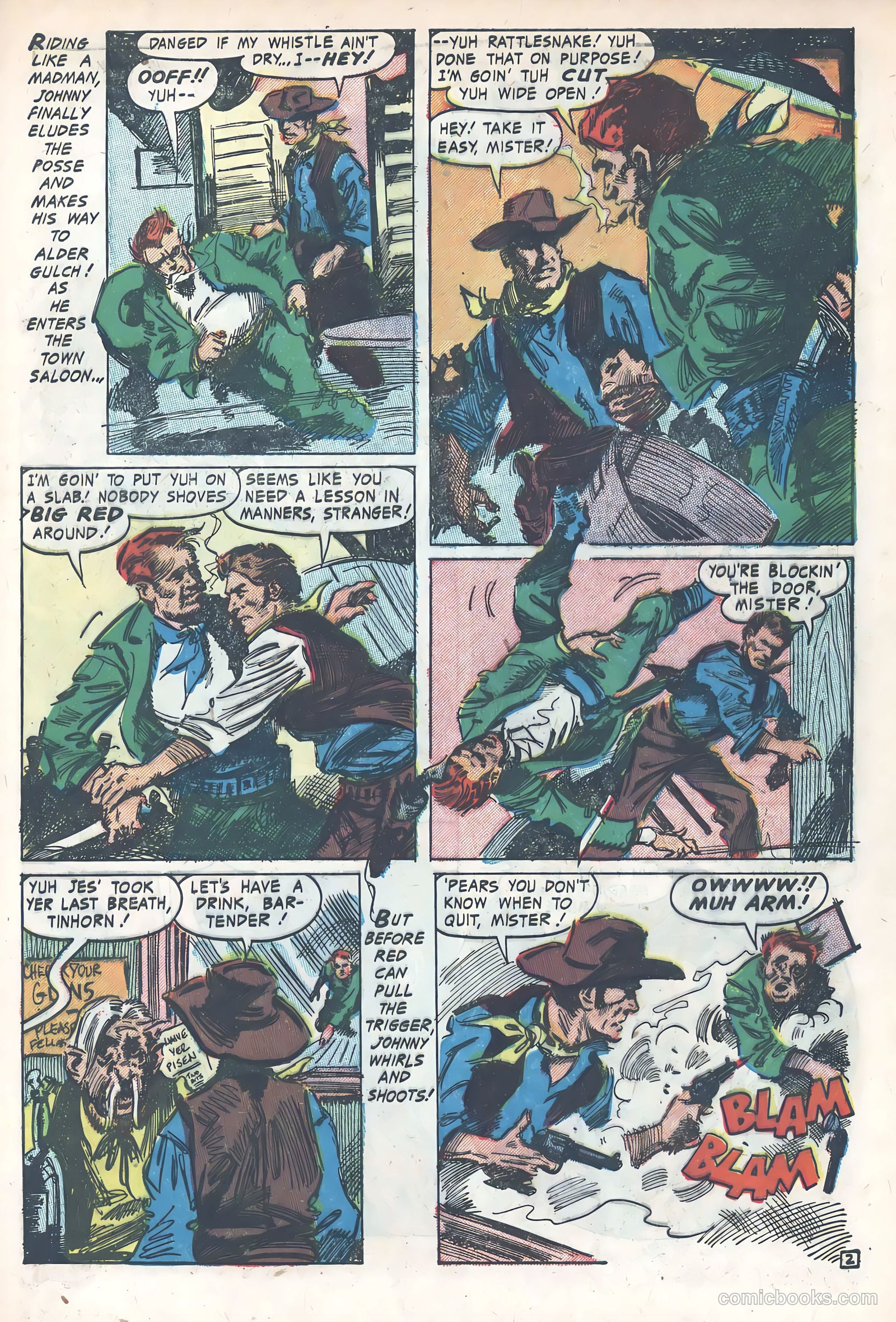 Wild Bill Hickok #14 (1953) — page 29 of 36
