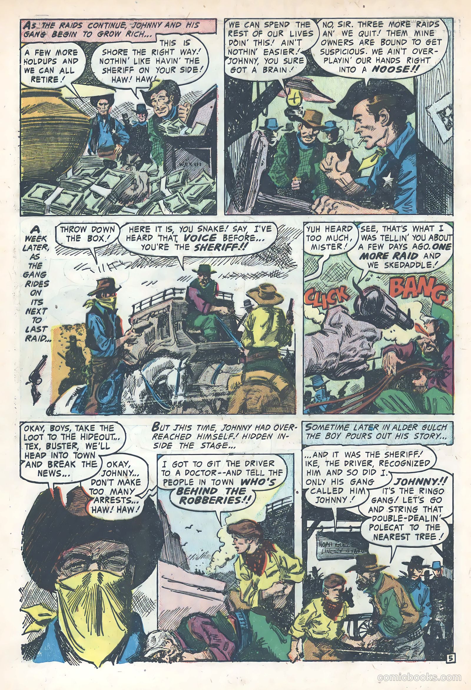 Wild Bill Hickok #14 (1953) — page 32 of 36