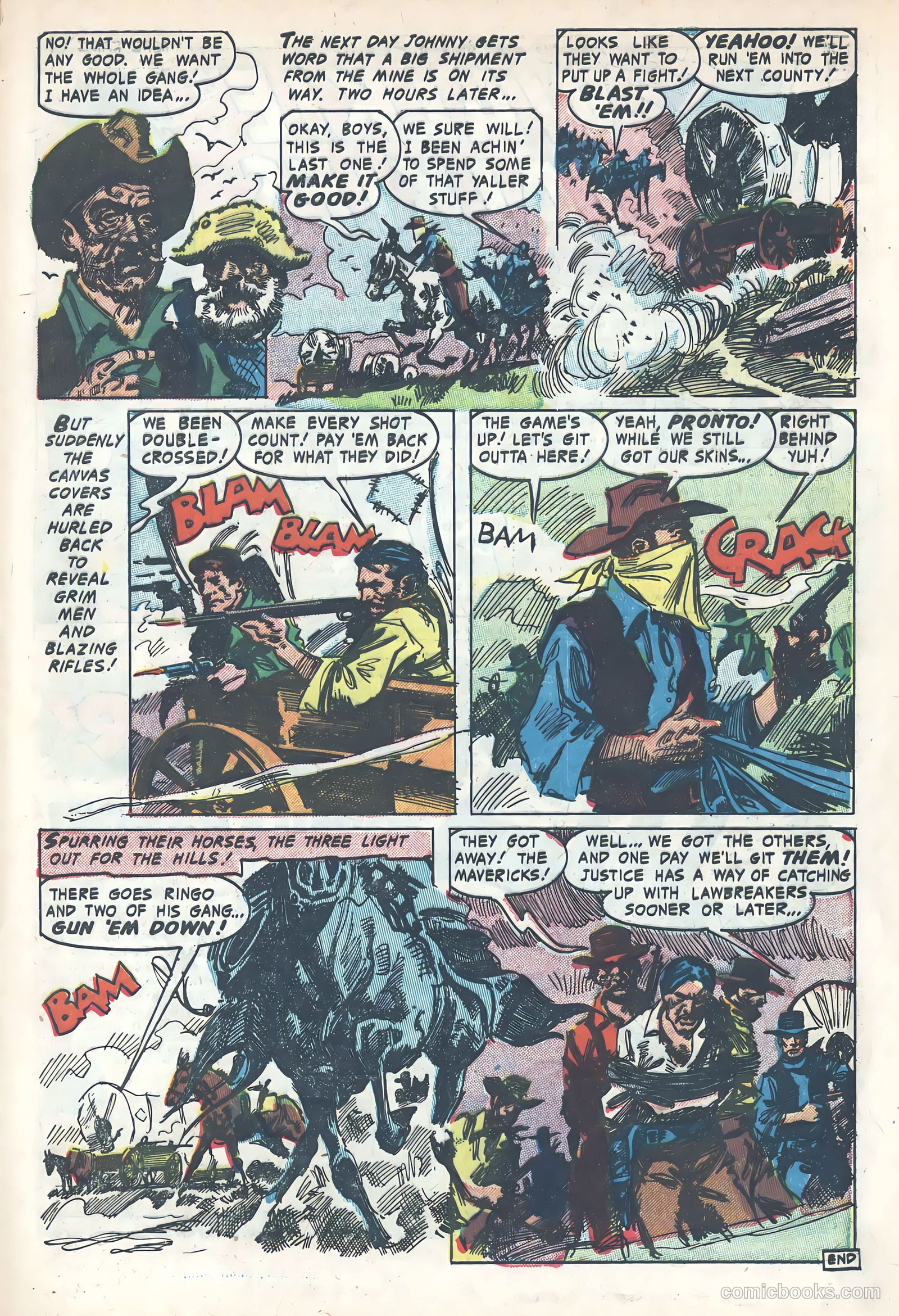 Wild Bill Hickok #14 (1953) — page 33 of 36