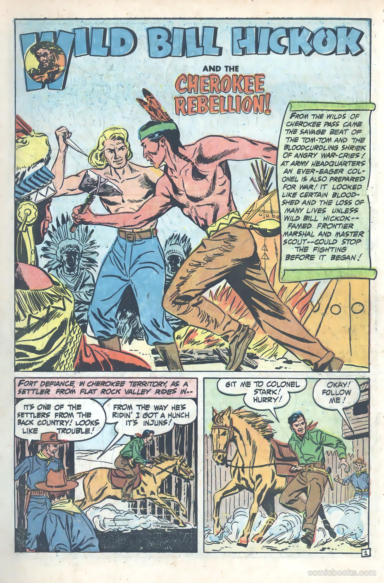 Wild Bill Hickok #15 (1953) — page 3 of 36