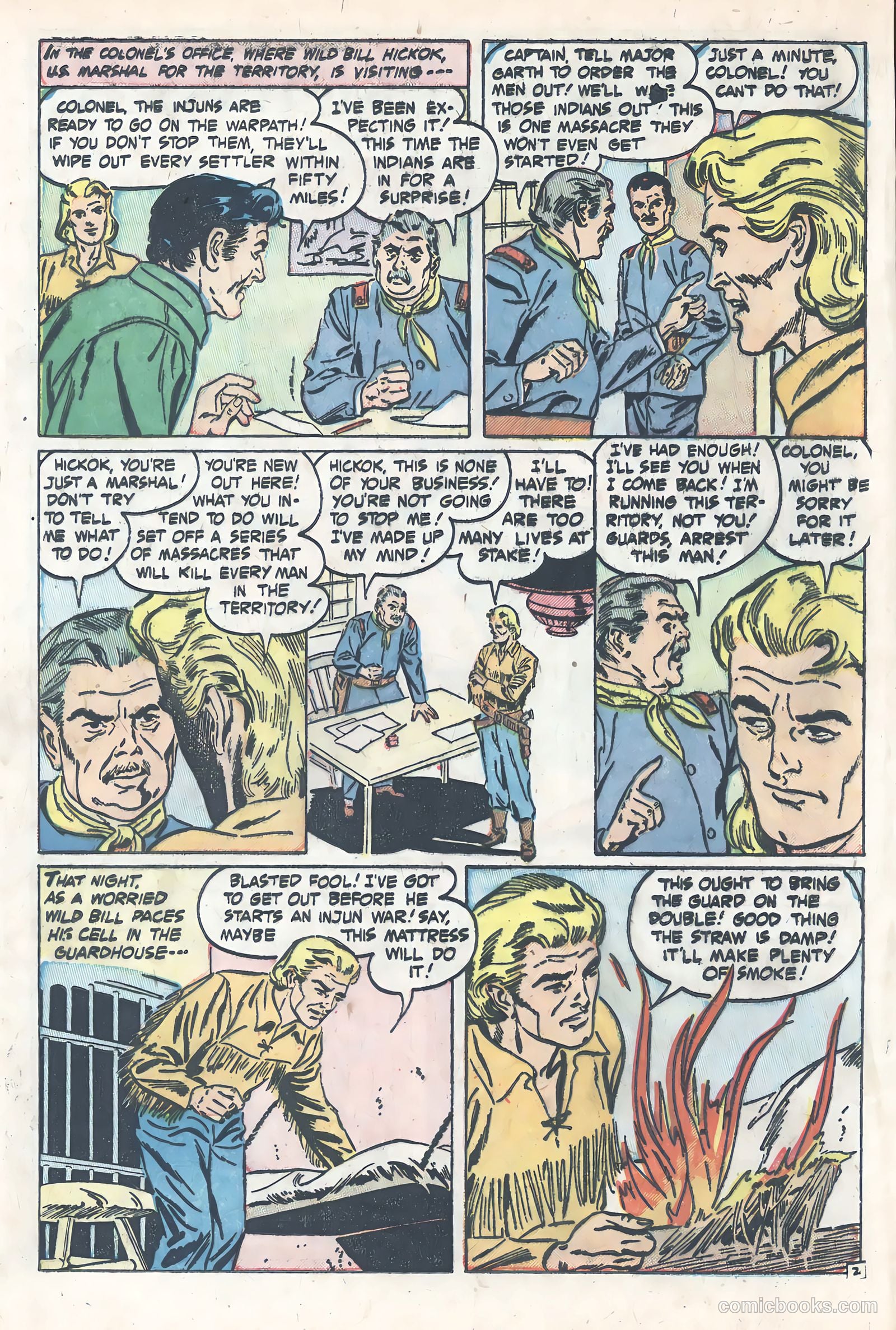 Wild Bill Hickok #15 (1953) — page 4 of 36