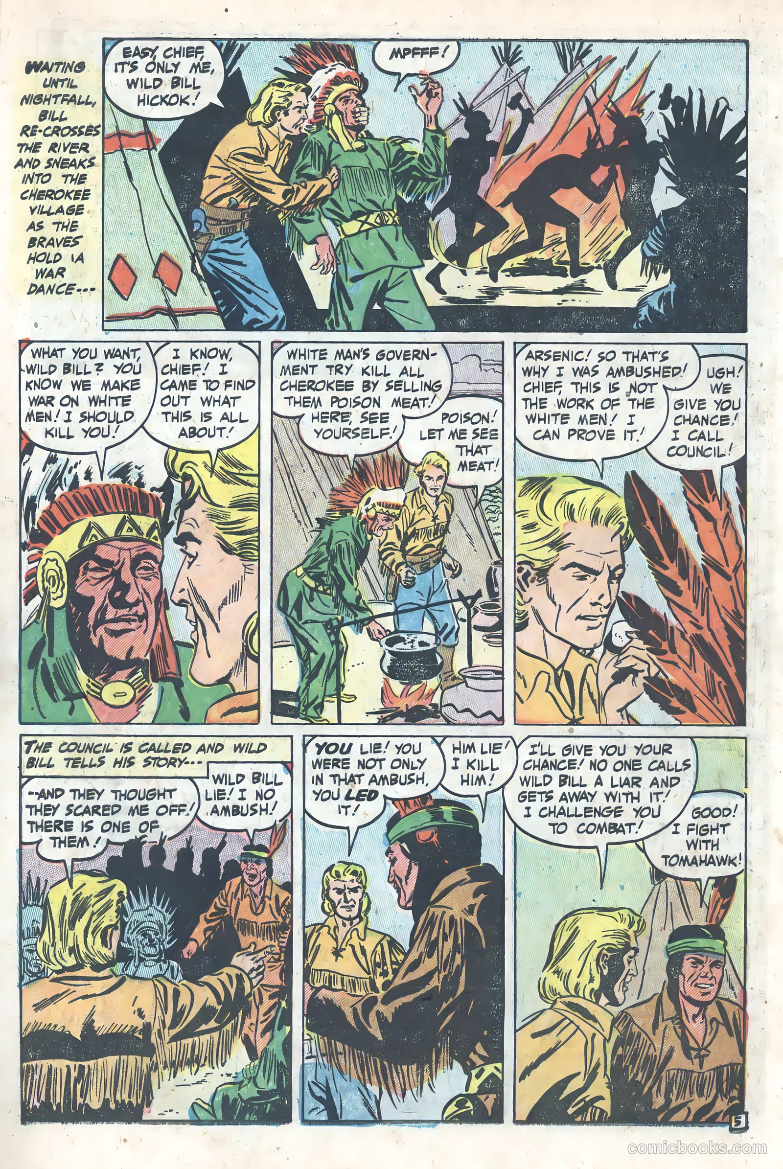 Wild Bill Hickok #15 (1953) — page 7 of 36