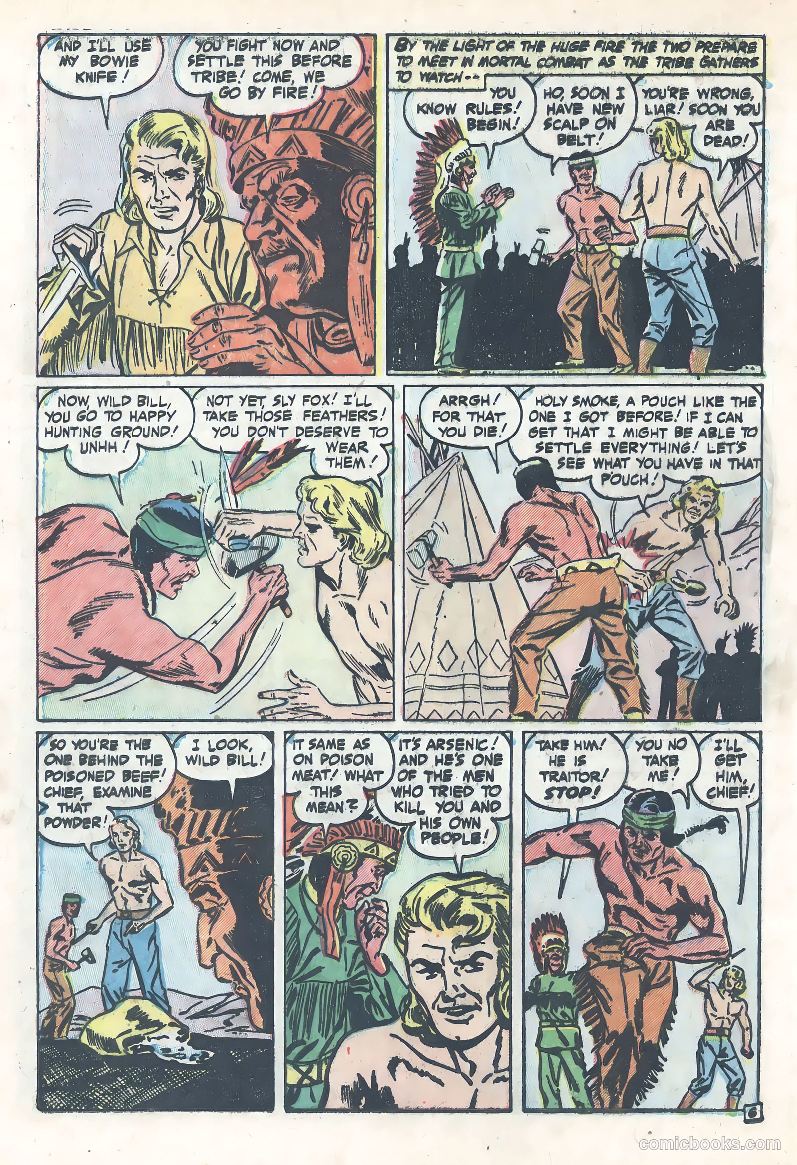 Wild Bill Hickok #15 (1953) — page 8 of 36