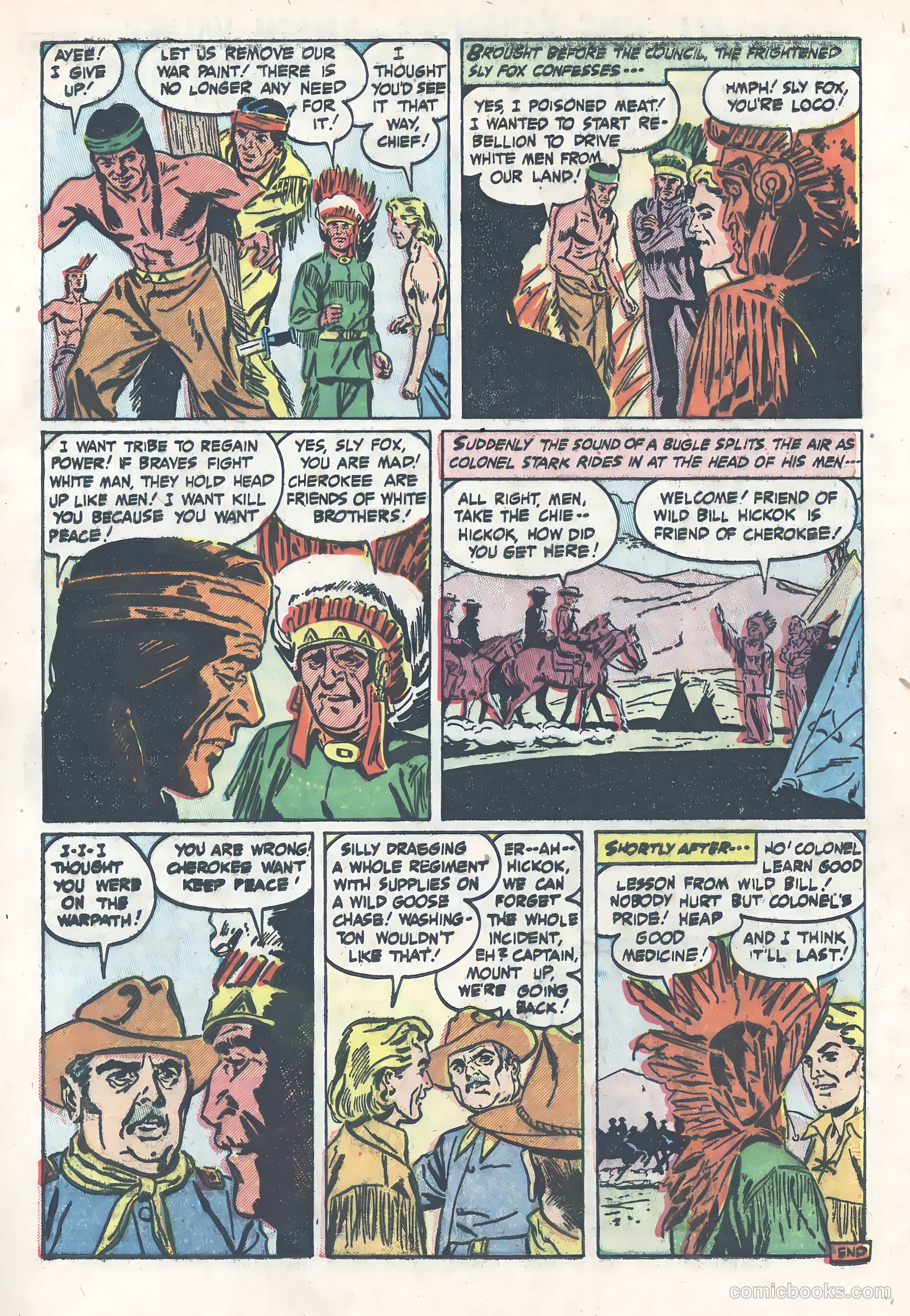 Wild Bill Hickok #15 (1953) — page 9 of 36