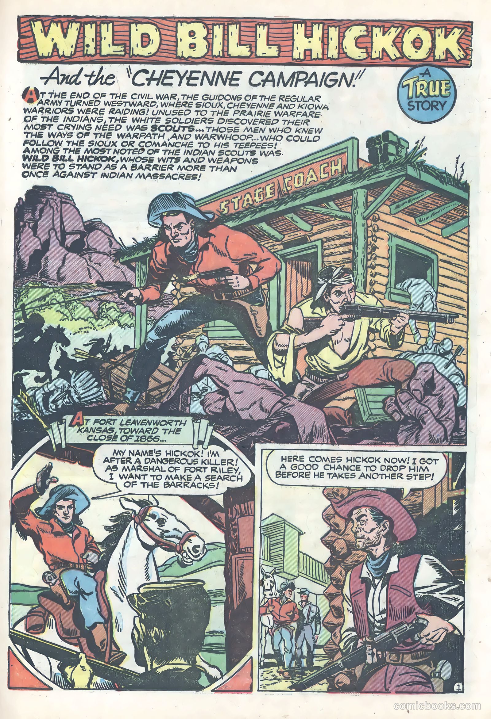 Wild Bill Hickok #15 (1953) — page 25 of 36