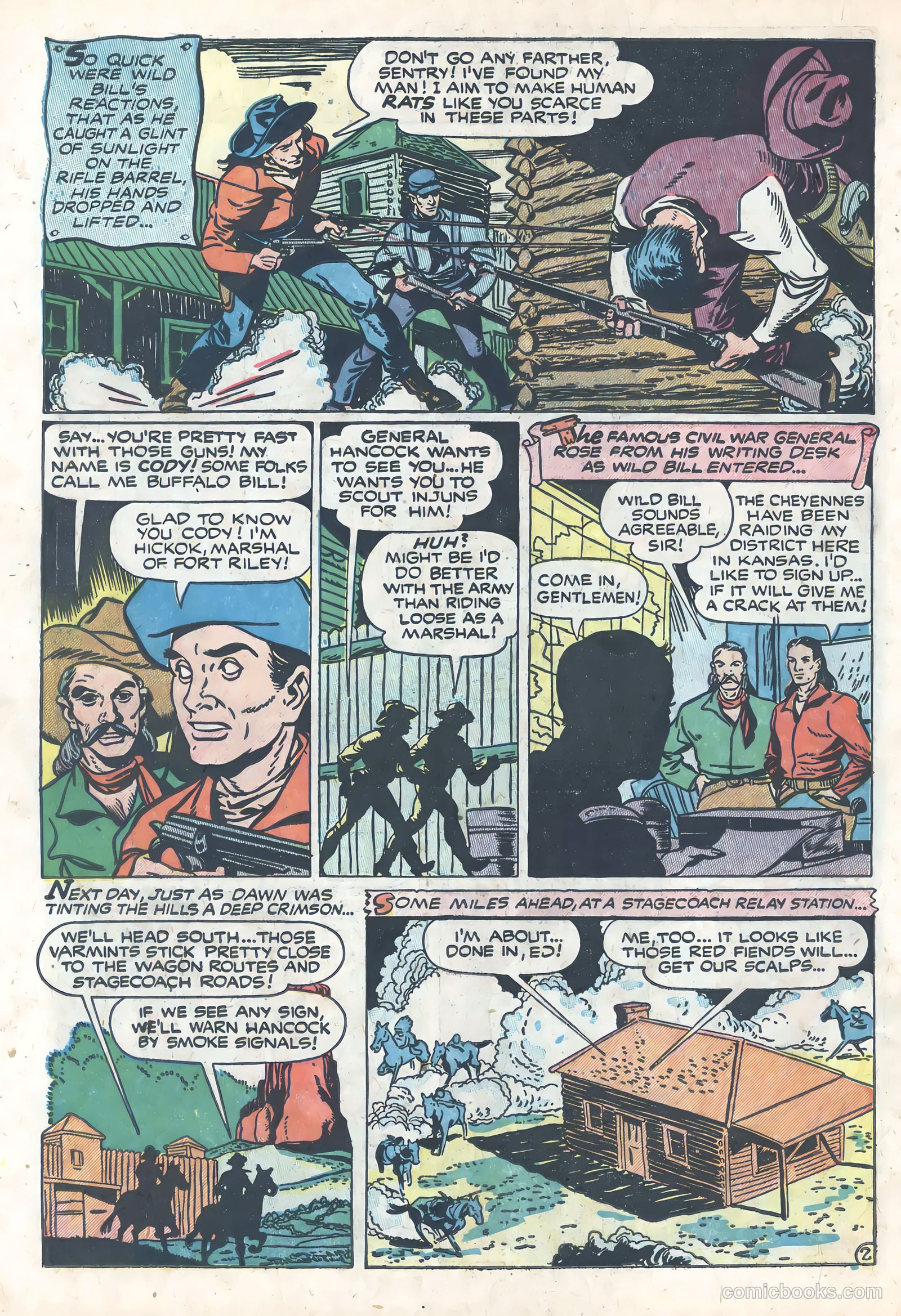 Wild Bill Hickok #15 (1953) — page 26 of 36