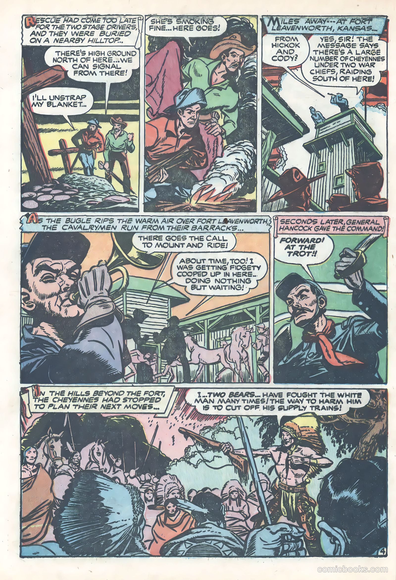 Wild Bill Hickok #15 (1953) — page 28 of 36