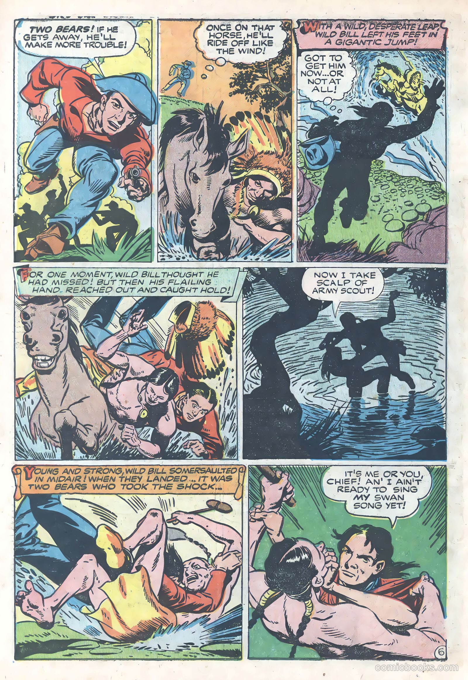 Wild Bill Hickok #15 (1953) — page 30 of 36